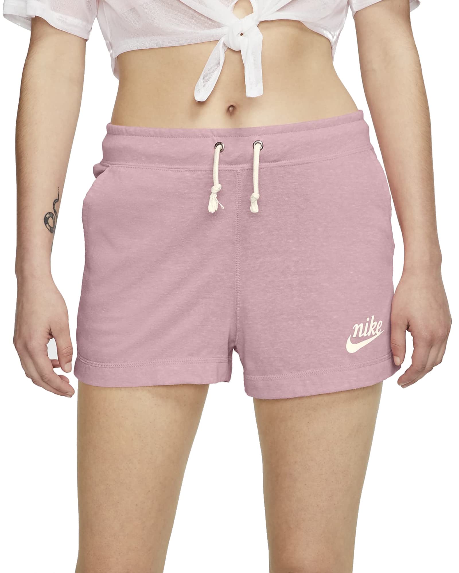Nike Women's NSW Gym Vintage Shorts - High Waisted Athletic Shorts for Running, Yoga & Workouts - Comfortable & Stylish Casual Wear for Women