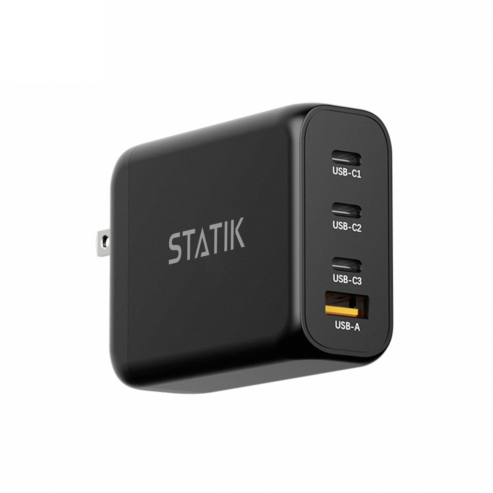 100W GaN Fast Charger with 3 Ports - USB C Wall Charger Adapter for MacBook Pro/Air, iPhone, Samsung Galaxy - Compact Power Block for Travel, Office & Home Use