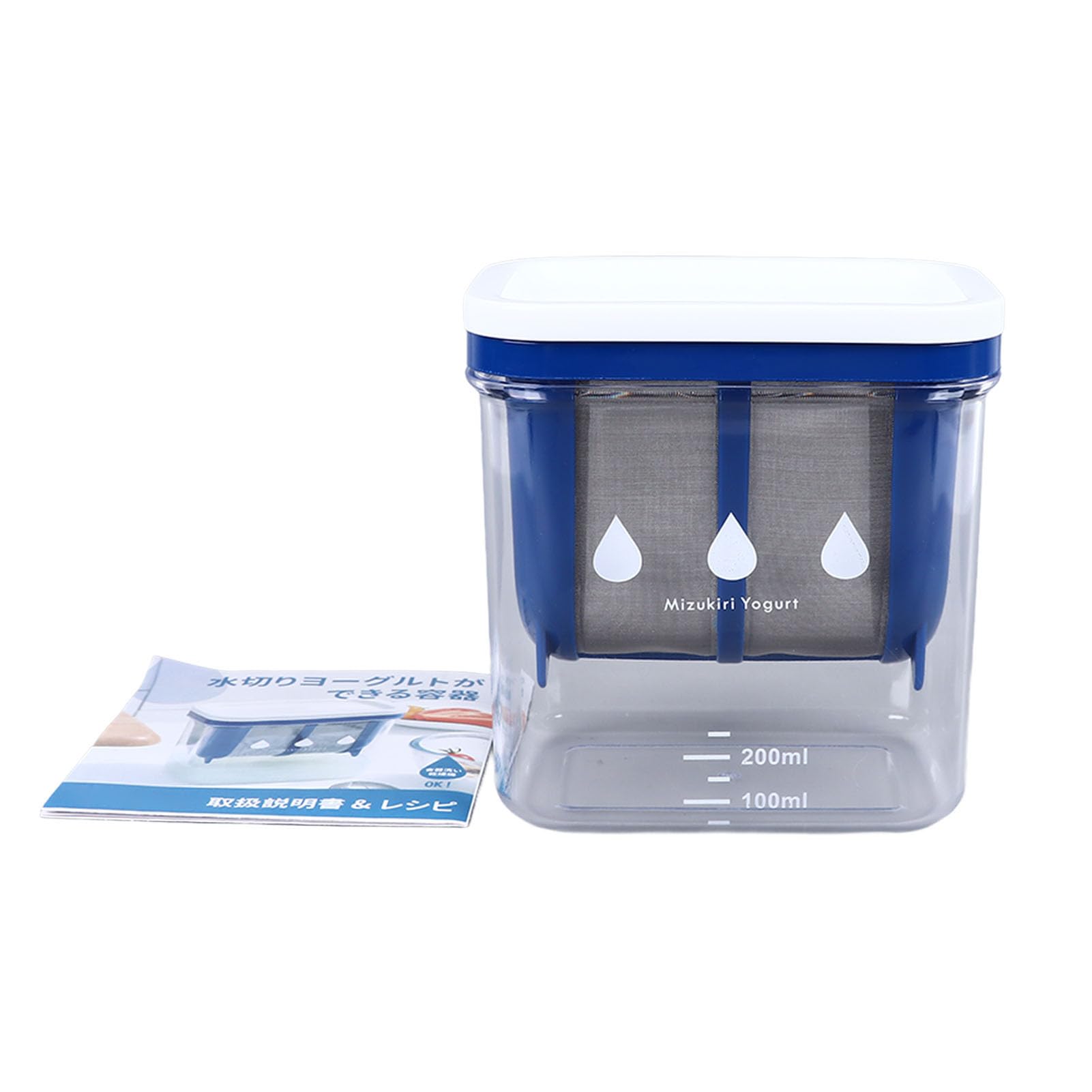 Greek Yogurt Maker Machine - Large Capacity Stainless Steel Yogurt Strainer & Whey Separator for Homemade Yogurt - Reusable & Easy to Clean Kitchen Gadget for Healthy Breakfast & Smoothie Making