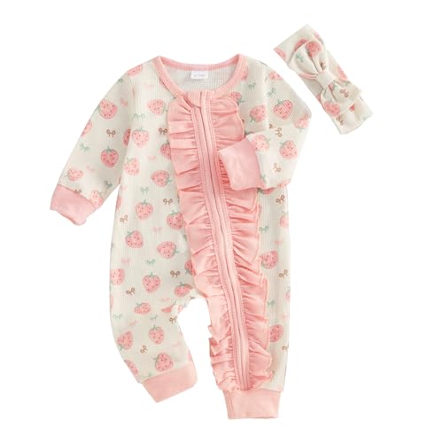 Pink Strawberry Print