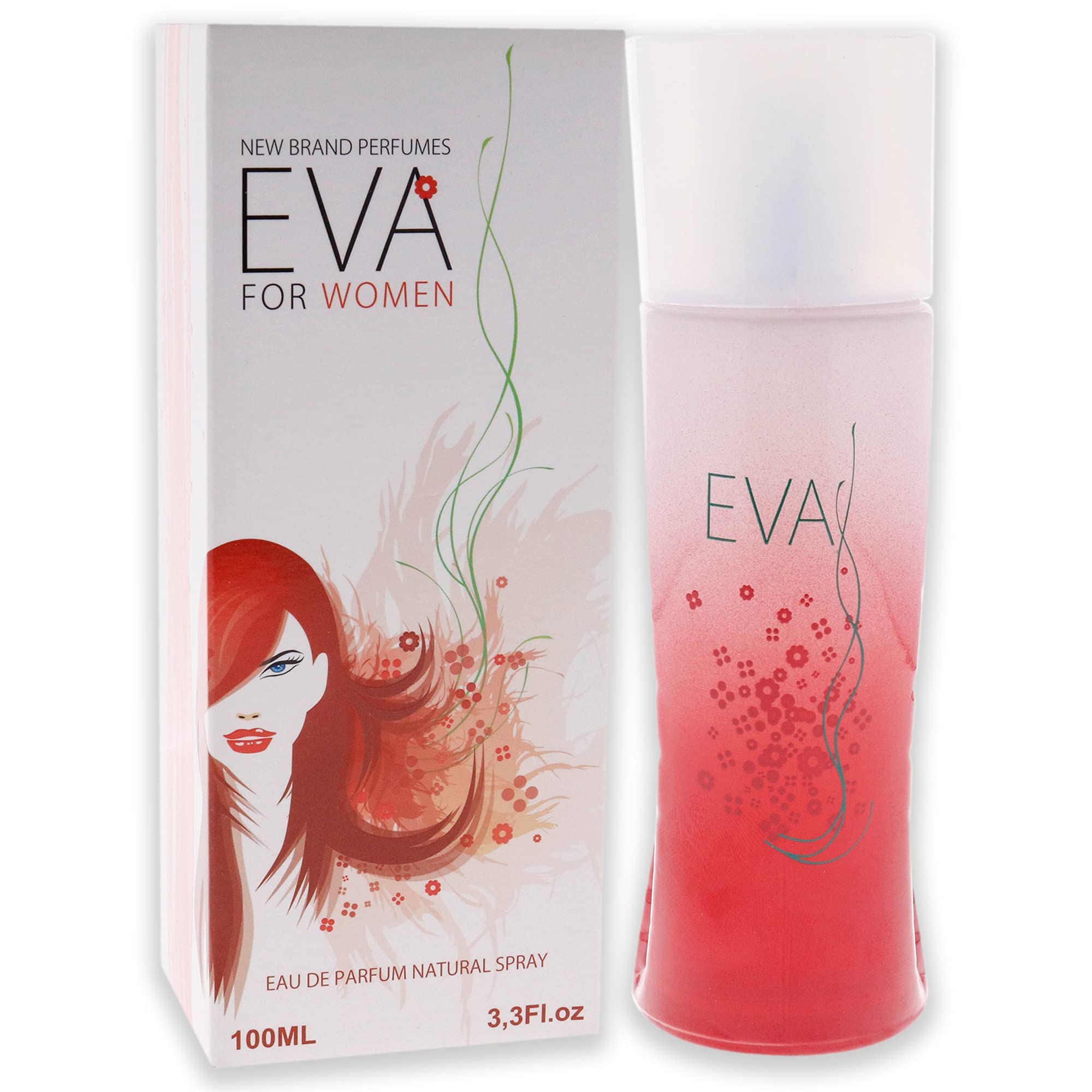 Eva Women's Eau de Parfum Spray 3.3 oz - Long Lasting Floral Fragrance for Daily Wear & Special Occasions