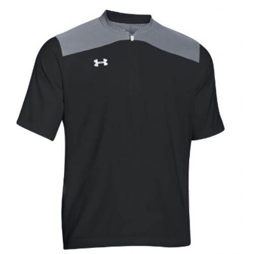 Under Armour Adult Short Sleeve Baseball Jacket - Lightweight Performance Training Top for Men & Women | Perfect for Baseball, Gym Workouts & Casual Wear