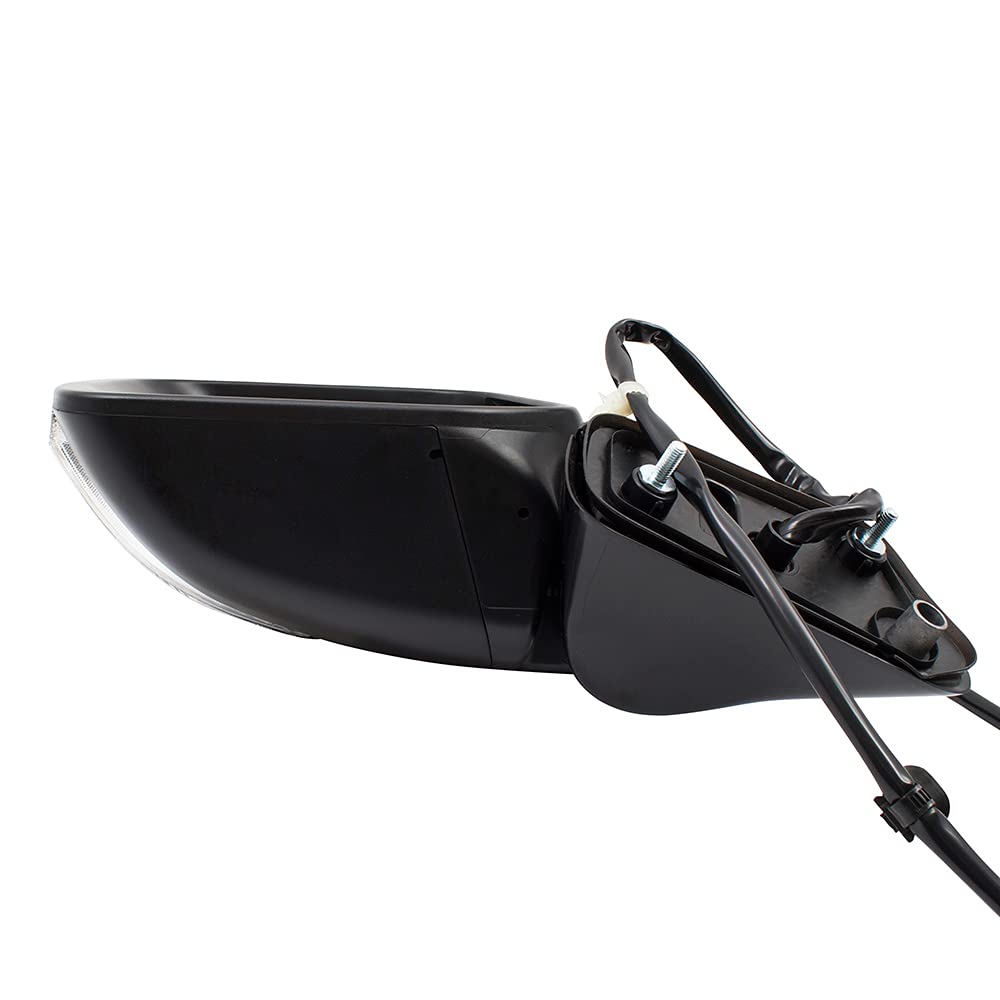 Heated Power Side View Mirror with Turn Signal for Nissan Quest 2011-2017 - No Auto Tilt & Excludes Around View Monitor (Part #963021JA1C NI1320280) - Perfect for Winter Driving & Enhanced Safety
