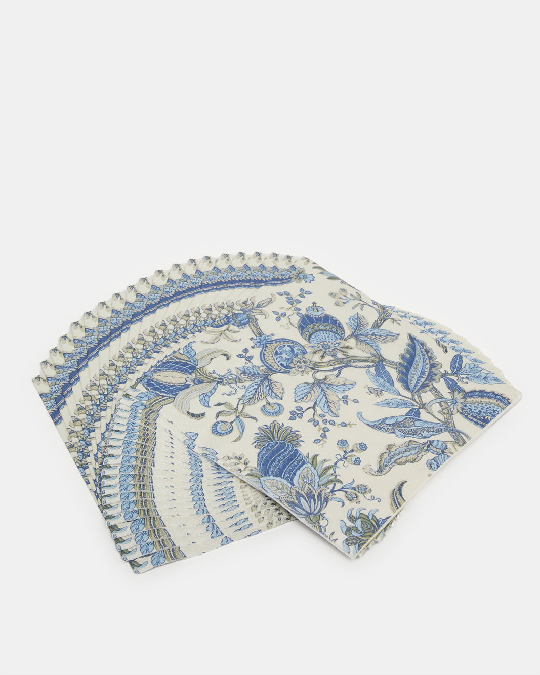 Floral Pattern Paper Napkins - 20 Pack - Elegant Disposable Dinner Napkins for Parties, Weddings & Home Decor