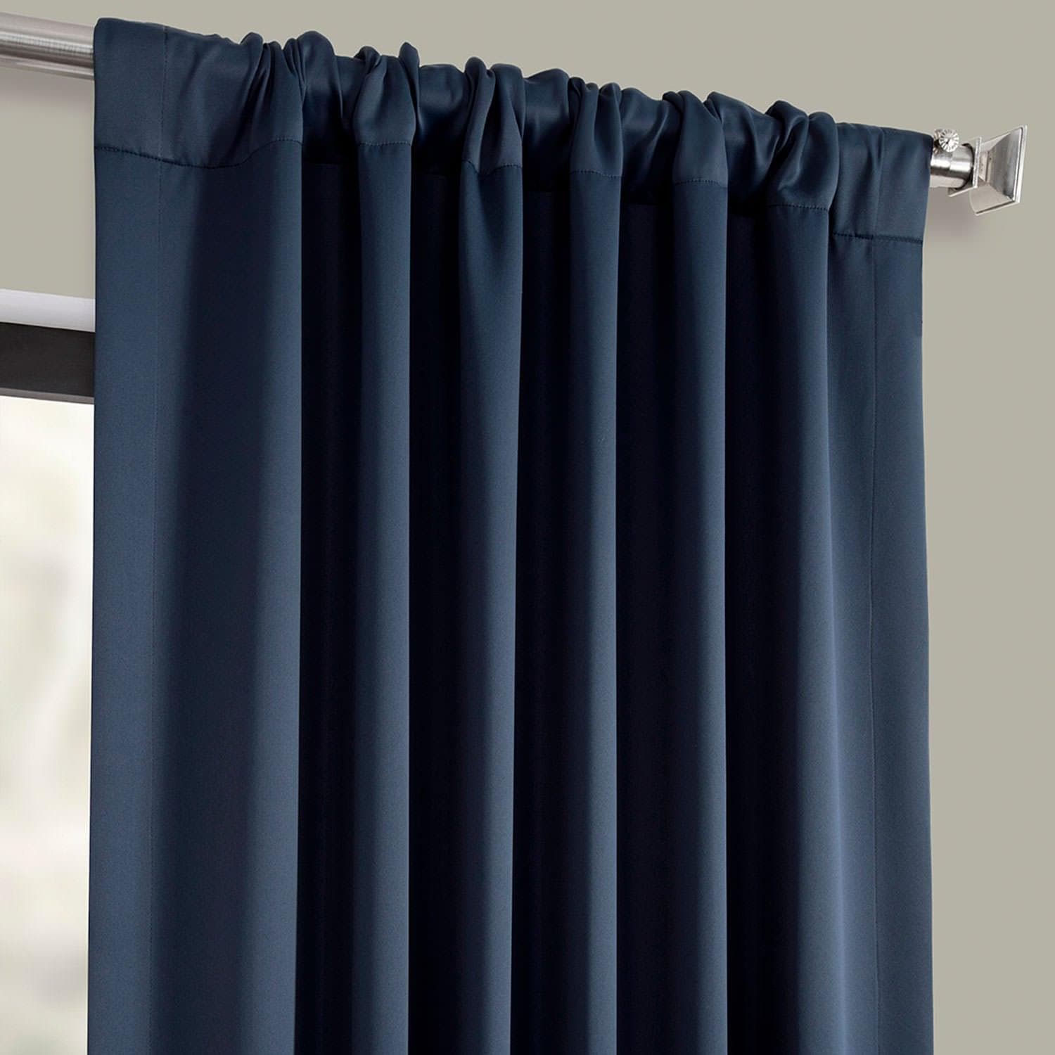 Navy Blue Blackout Curtains for Bedroom - Light Blocking Thermal Insulated Drapes for Better Sleep & Energy Efficiency