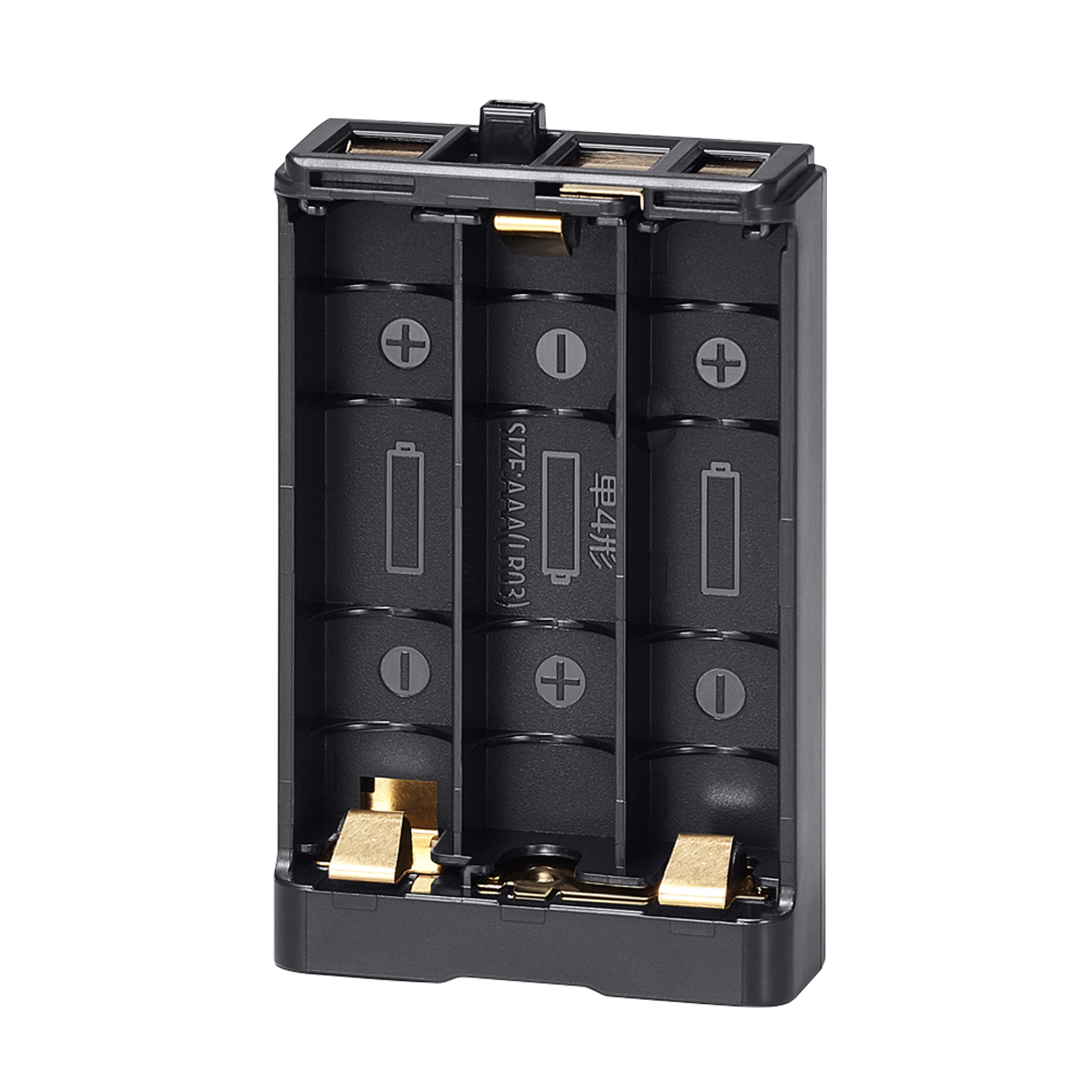 Icom BP297 Battery Case for 3 AAA Alkaline Batteries - Secure Power Solution for Two-Way Radios & Emergency Devices