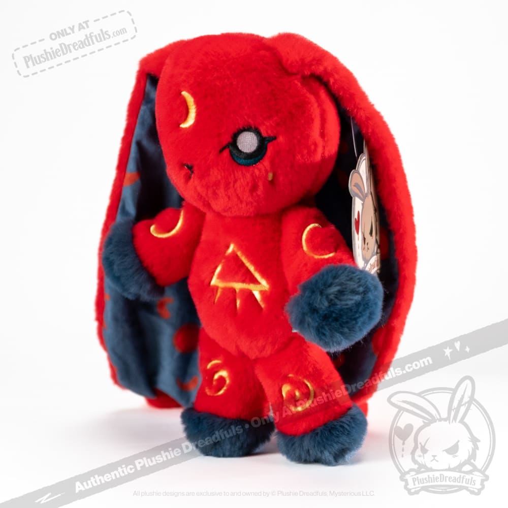 Plushie Dreadfuls Sickle Cell Anemia Awareness Rabbit - Soft Stuffed Animal Toy for Kids & Adults | Perfect for Comfort, Education, and Disease Awareness Gifts