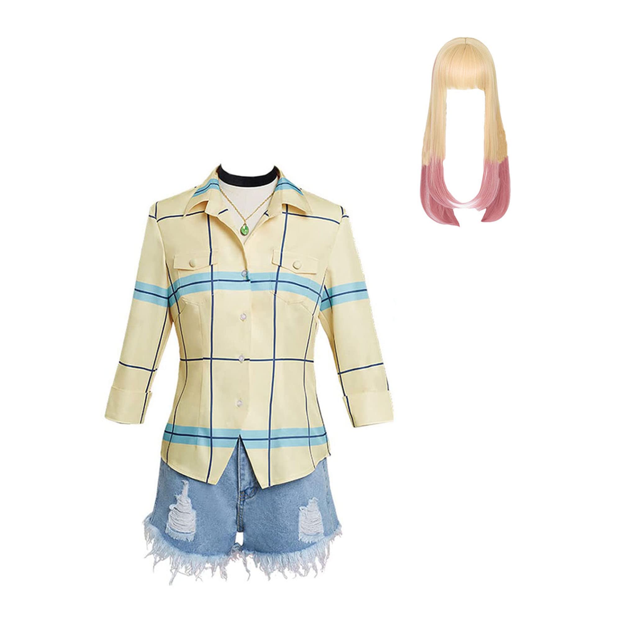 Kitagawa Marin Cosplay Costume Set from My Dress Up Darling - Anime Uniform Outfit for Halloween, Carnival, Party & Convention | Perfect for Cosplay Events & Anime Enthusiasts