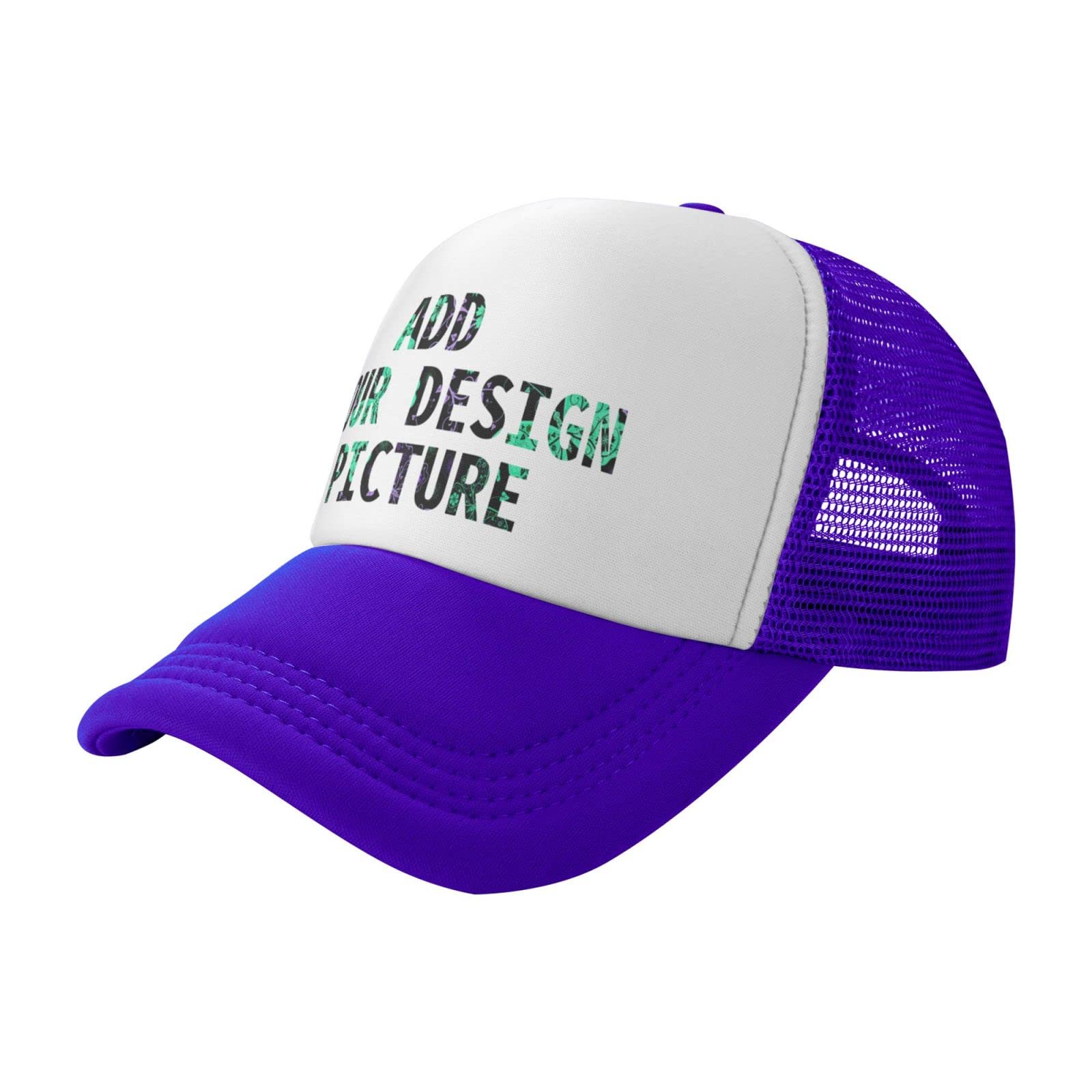 Custom Sun Caps & Baseball Hats for Women & Men - Personalized Design Your Own Hat - Perfect for Outdoor Activities, Sports & Fashion