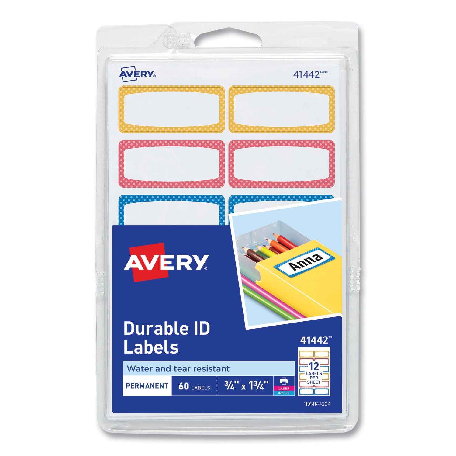Avery Kids Handwritten Name Labels - 1.75