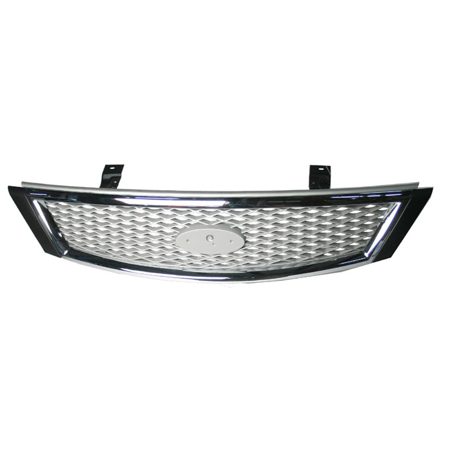 Replacement Silver Chrome/Painted Plastic Front Grille - CRSHX05253 | Compatible with Multiple Car Models | Perfect for Auto Restoration & Custom Upgrades