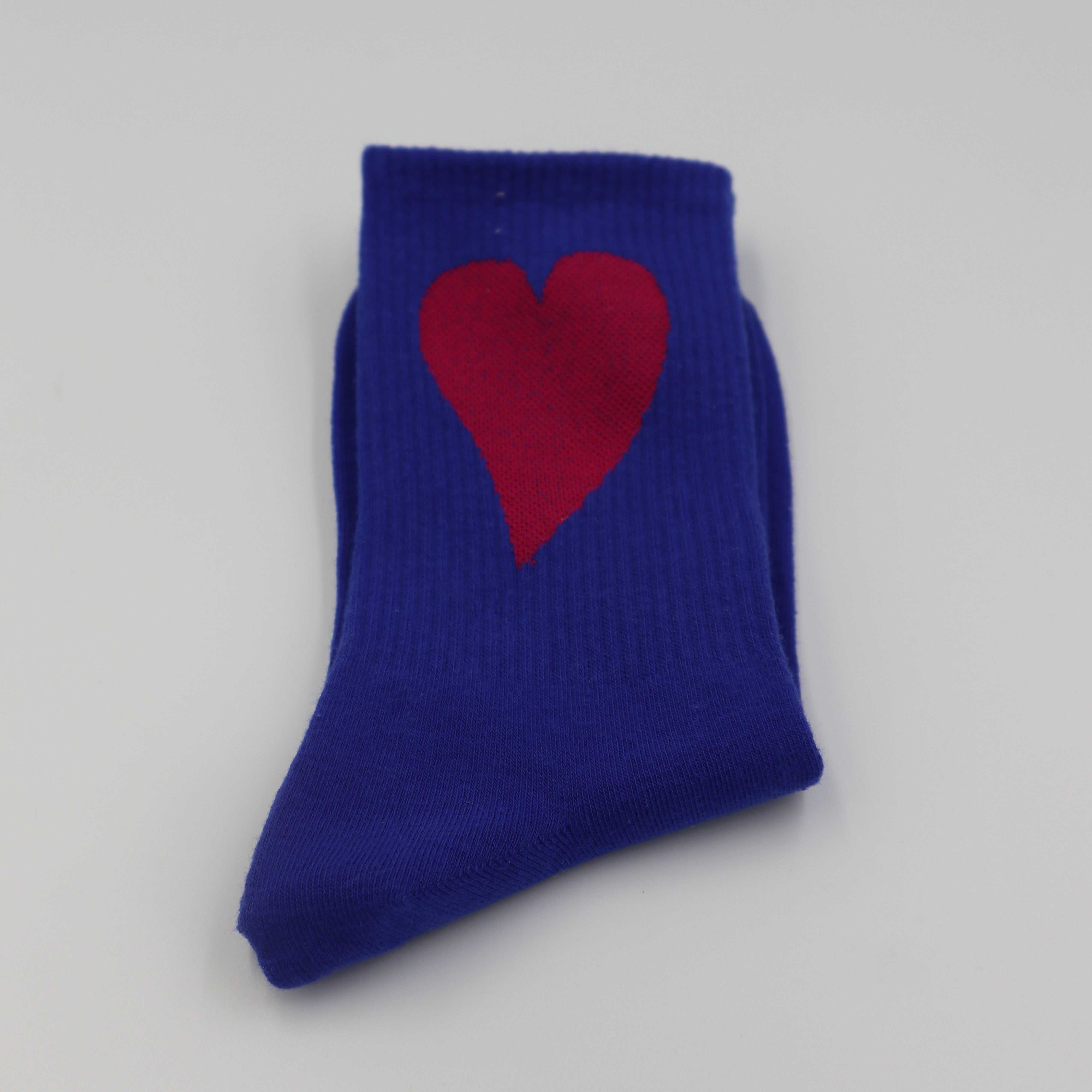 RollerFit Heart Crew Socks - Comfortable Athletic Socks for Running, Gym & Workout - Perfect for Sports, Fitness & Casual Wear