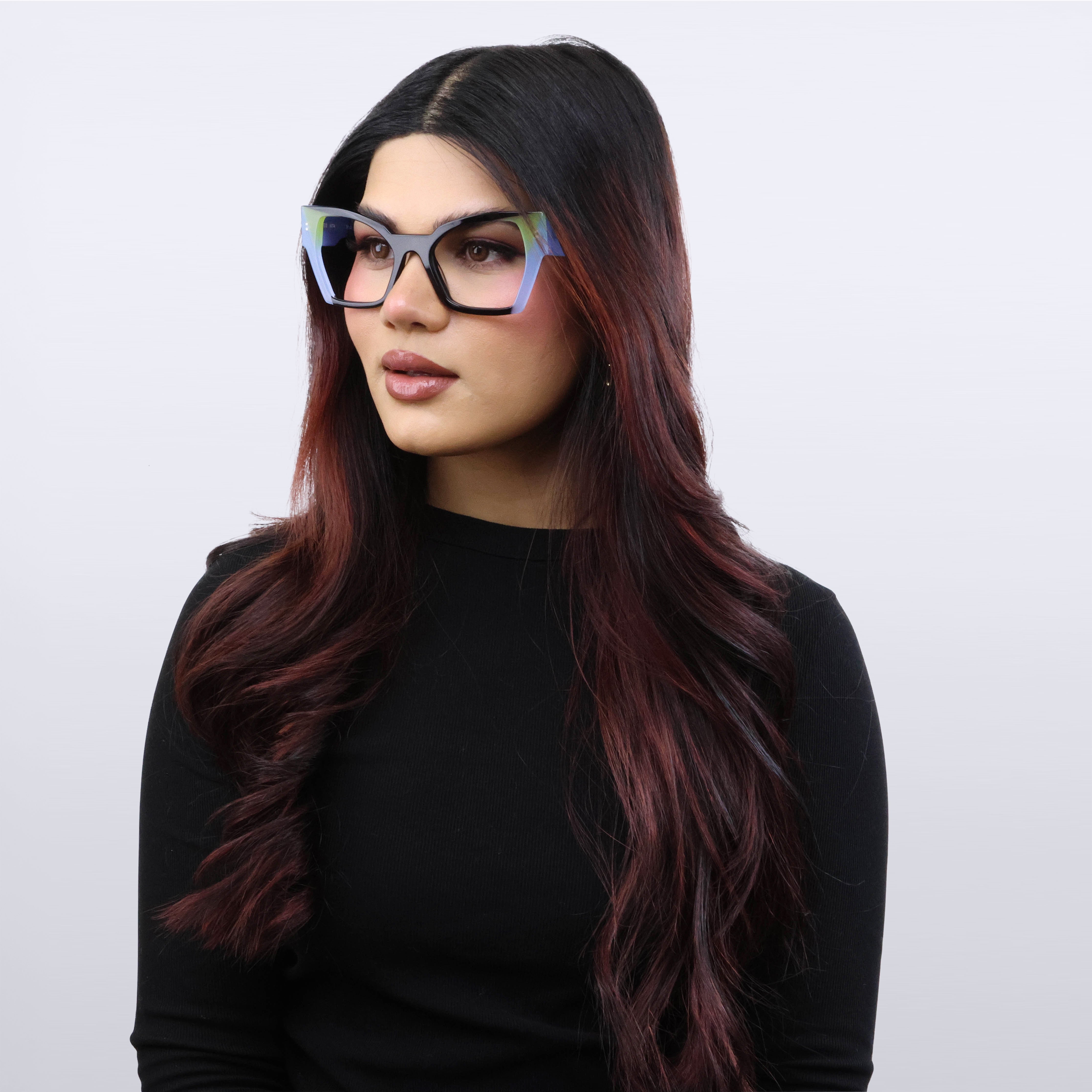 SEE 6074 Sexy Glasses - Trendy Cat Eye Frames for Women | Perfect for Date Night, Office Wear & Fashion Accessories