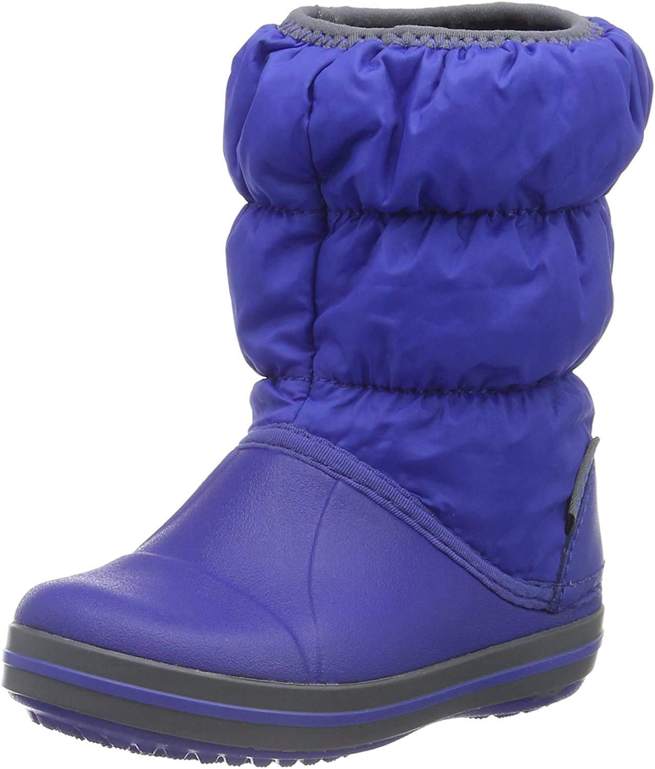 Crocs Kids' Winter Puff Boots - Waterproof Snow Boots for Boys & Girls, Warm Fuzzy Lined, Slip-Resistant Sole - Perfect for Snow Play, Winter Hiking & Cold Weather Adventures