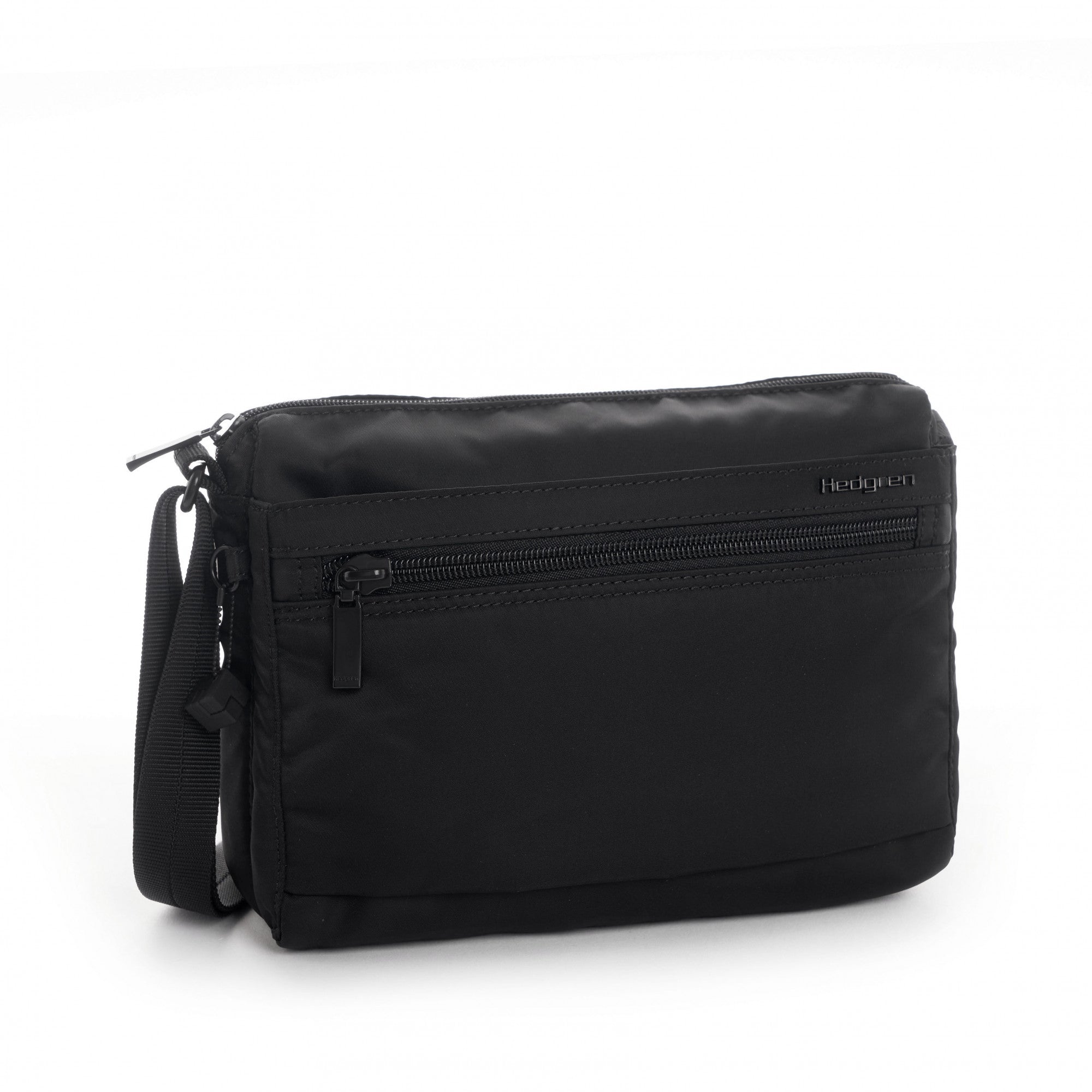 Hedgren RFID Blocking Eye Shoulder Bag for Women - Anti-Theft Crossbody Purse - Stylish & Secure Travel Bag for Everyday Use, Work, and Shopping - Black
