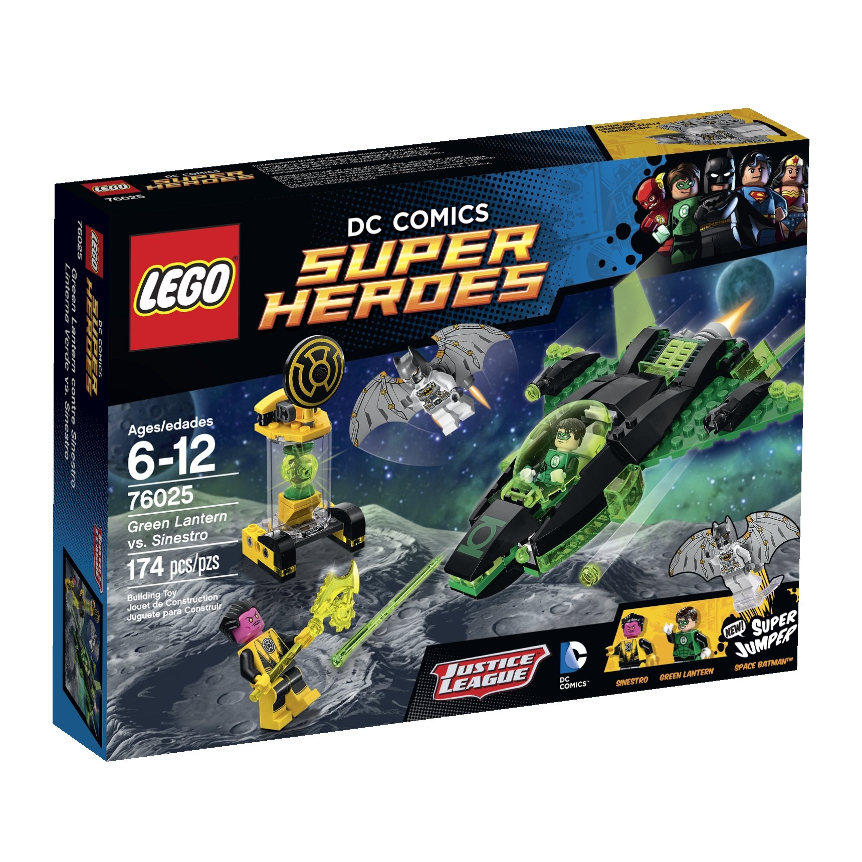 LEGO Superheroes Green Lantern vs. Sinestro Building Set - DC Comics Action Figures for Kids & Collectors - Creative Play & Display Gift for Superhero Fans