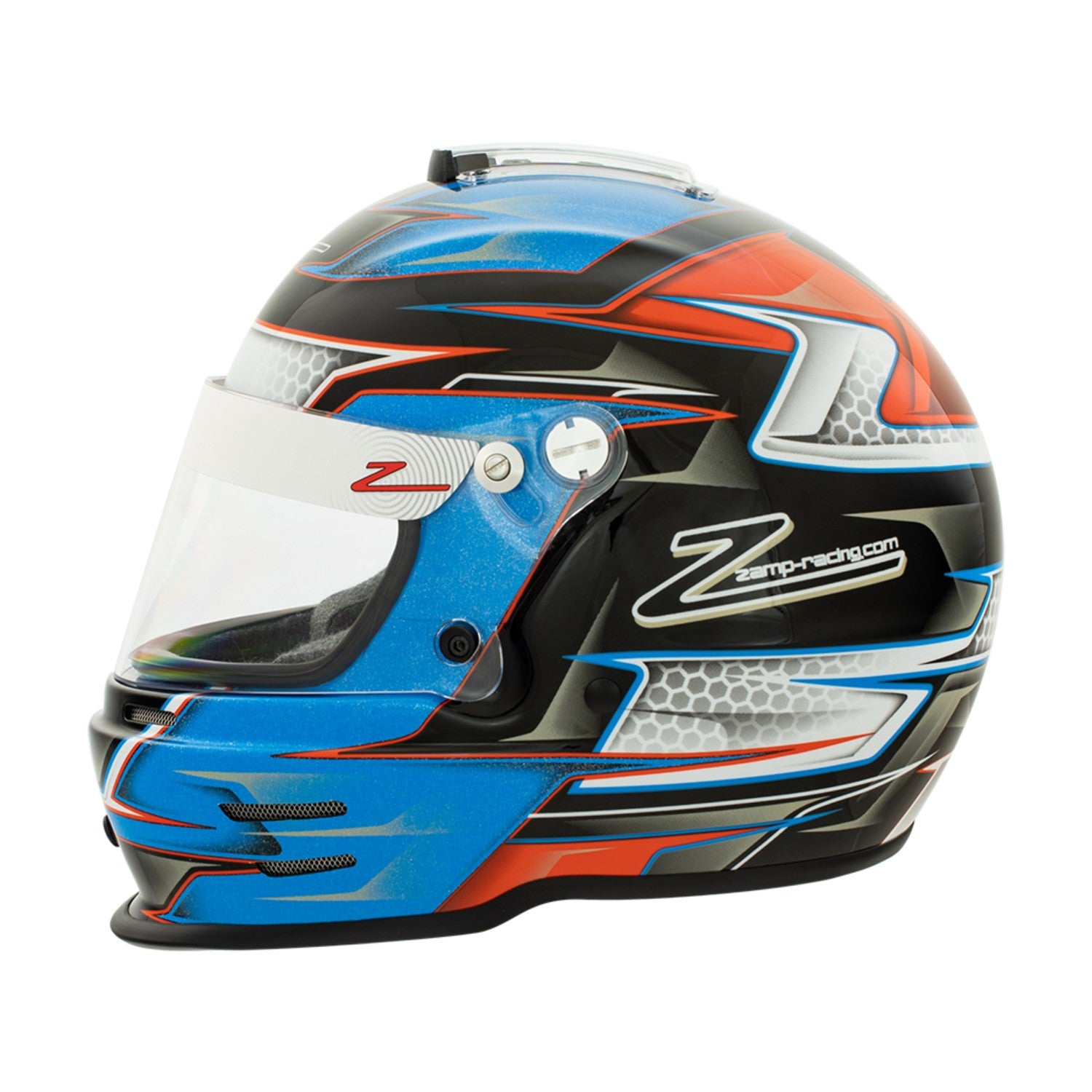 Zamp RZ 42Y C3 Youth Snell CMR2016 Certified Graphic Racing Helmet - Lightweight & Safe for Karting, Motocross & Junior Motorsports