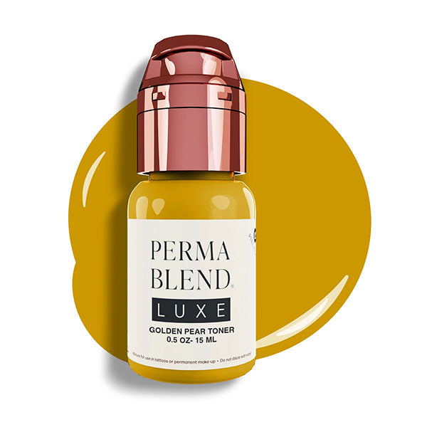 Perma Blend Luxe Golden Pear Toner Pigment - Professional Tattoo Ink for Vibrant, Long-Lasting Color - Perfect for Tattoo Artists & Permanent Makeup