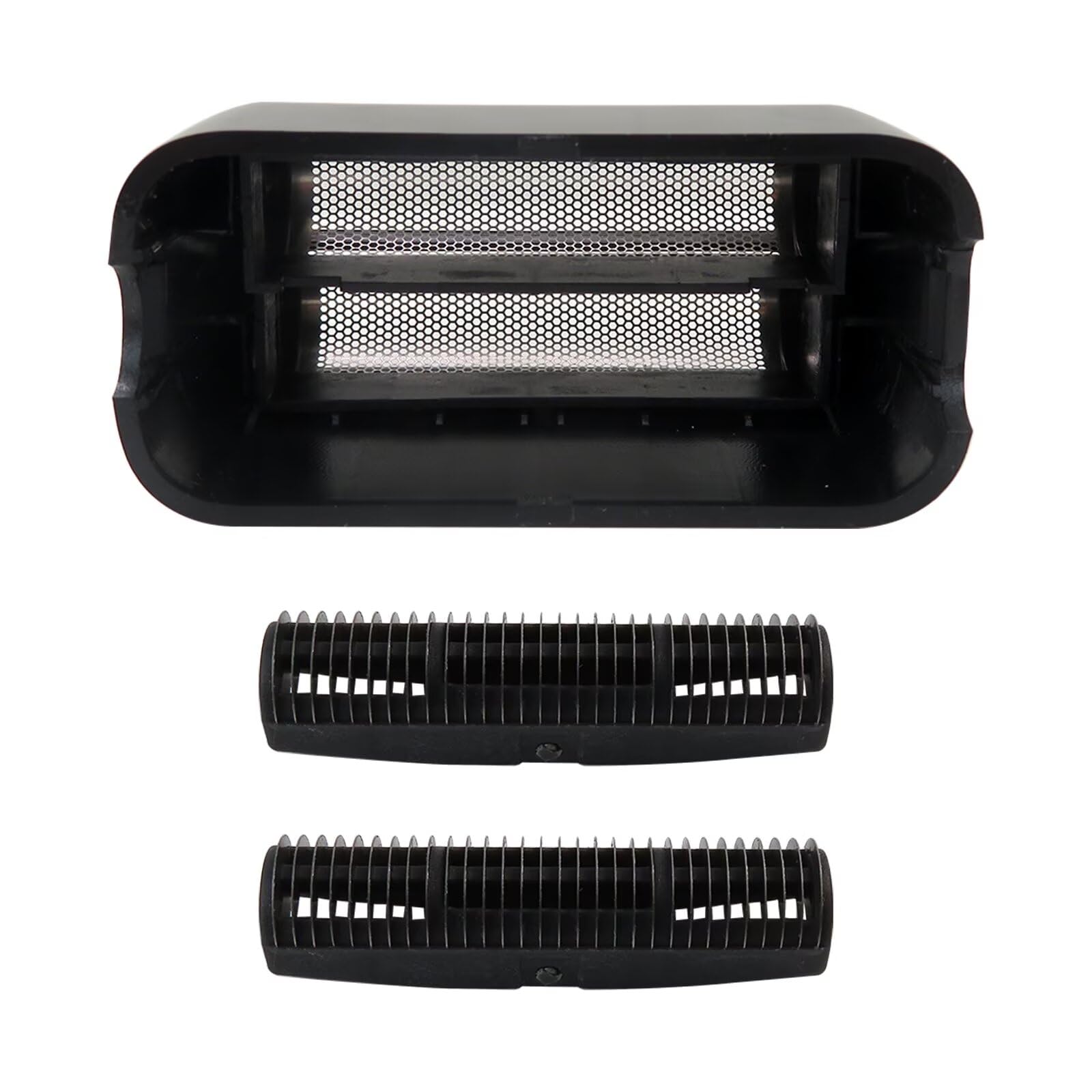 Replacement Foil and Cutter for Barberology FXFS2 Electric Shaver - Double Foil Shaver Replacement Head for PRO Barberology Razors (Bright Black) - Perfect for Professional Barbers & Home Grooming