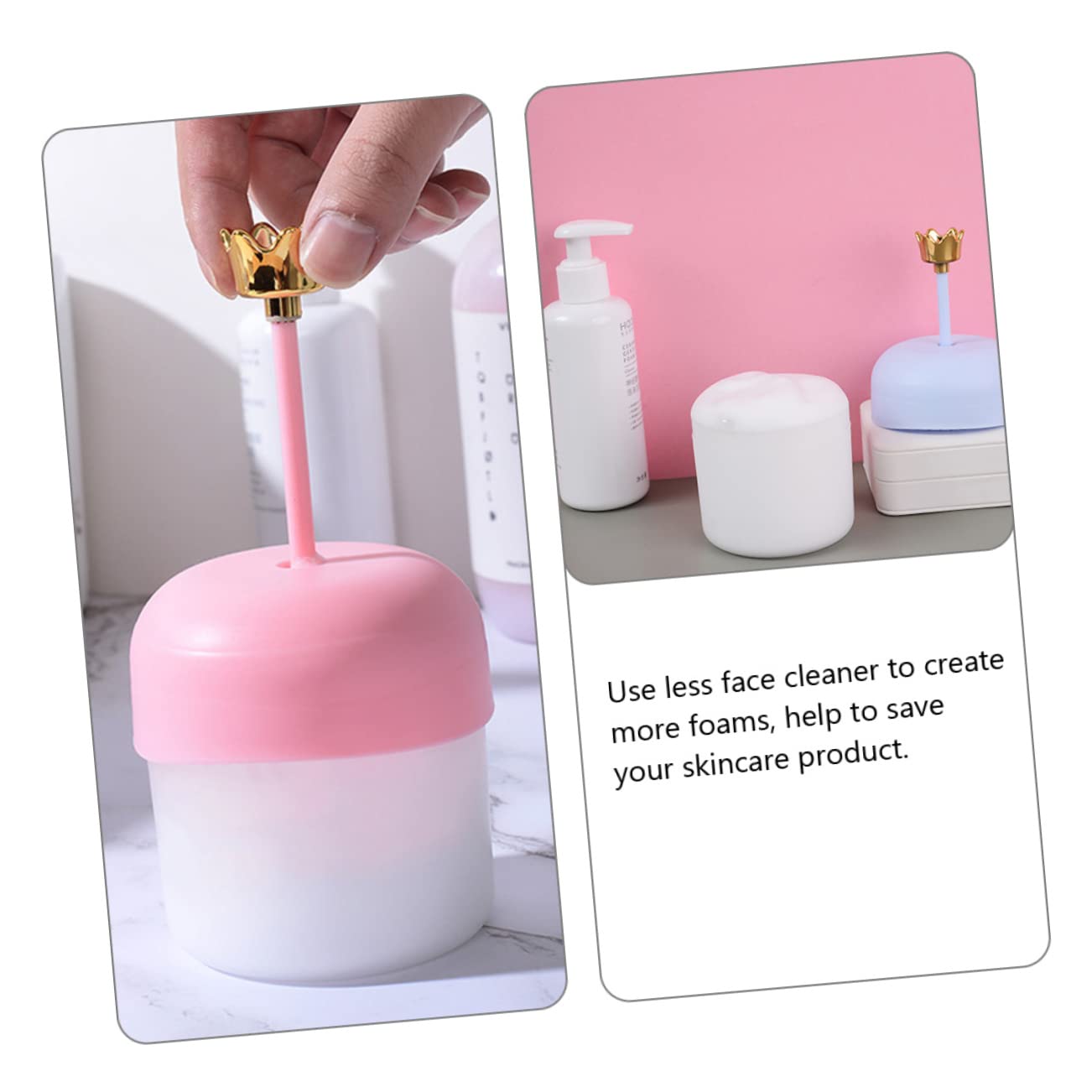 Best Facial Foam Maker Cup - Skincare Bubble Foamer Device for Women | Create Luxurious Lather for Cleansing, Exfoliating & Spa Treatments at Home