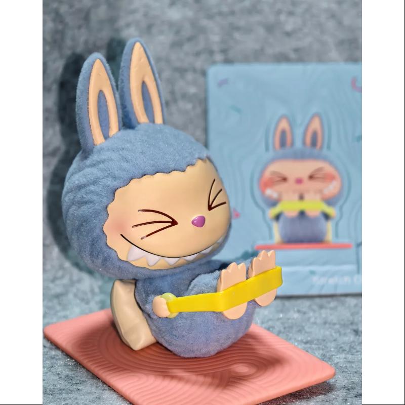 Labubu The Monsters Lazy Yoga Series Complete Set - Cute Collectible Vinyl Figures for Home Decor, Office Display & Gift Giving