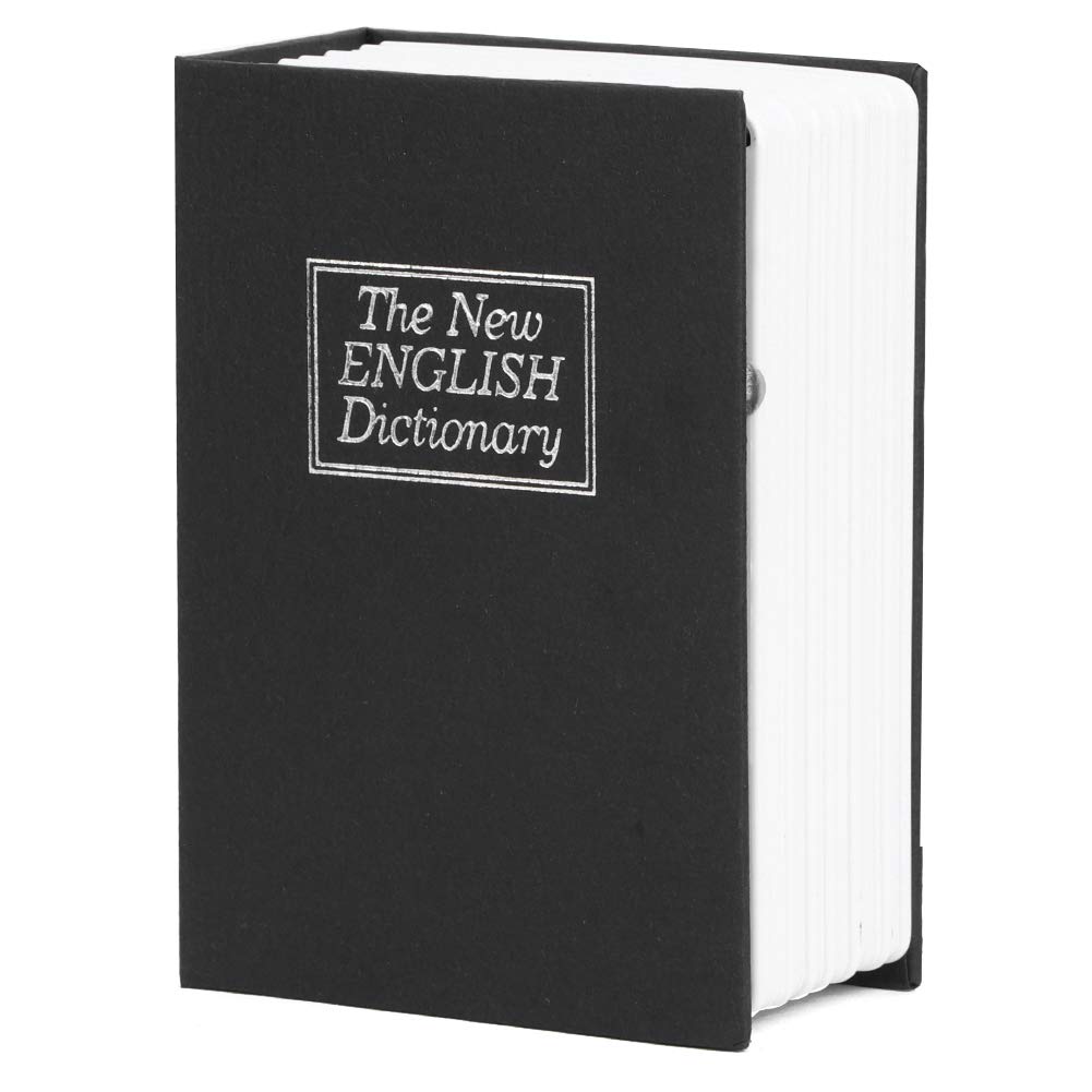 Mini Cash Storage Box - Simulation Book Safe for Money & Valuables - Secure Home & Office Use - Perfect for Storing Cash, Jewelry, and Important Documents