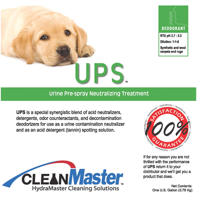 UPS Urine Pre-Spray Neutralizing Treatment for Pets - Eliminates Odors & Stains on Carpets, Floors & Furniture - Ideal for Dog & Cat Owners