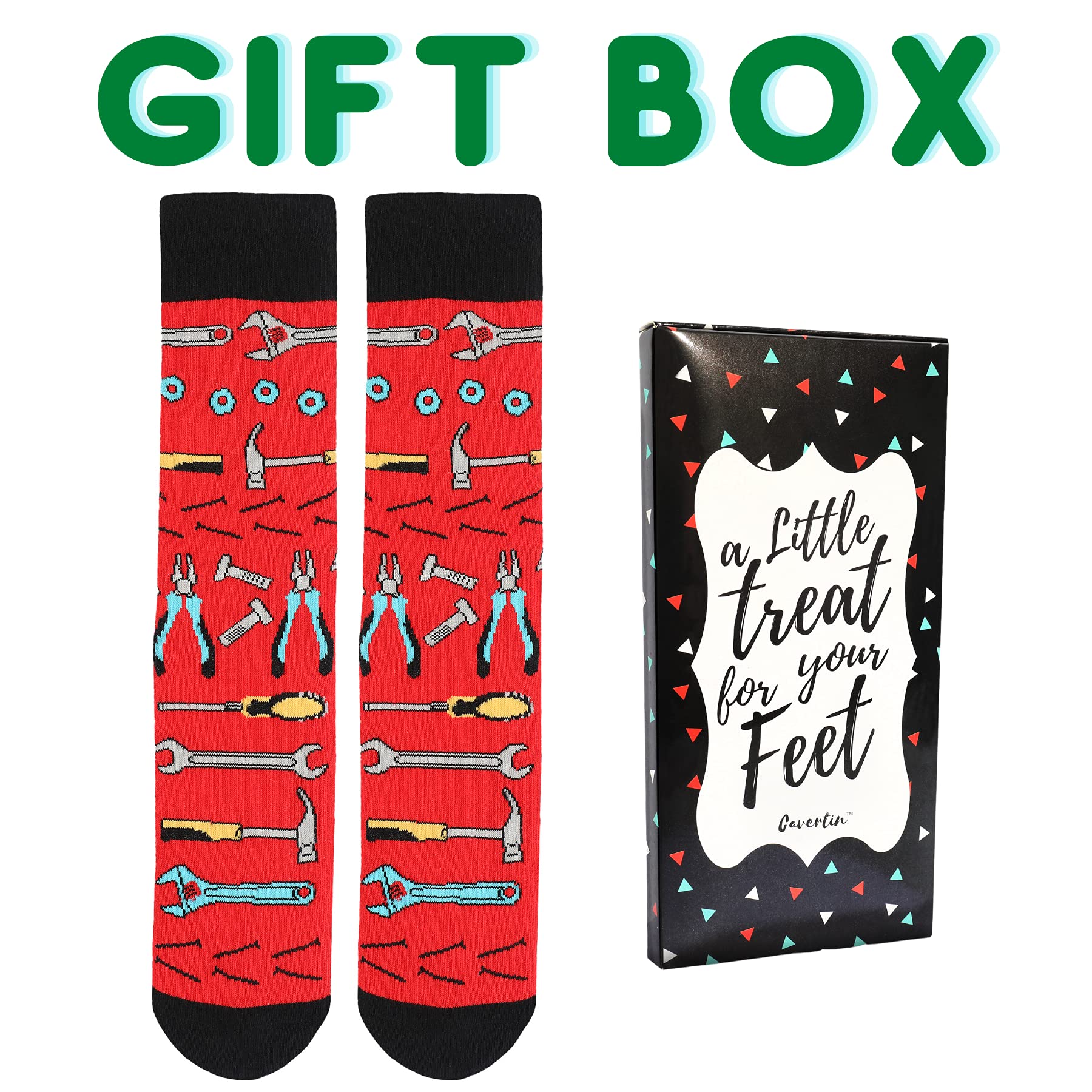 Funny Father's Day Socks for Men - Novelty Grandpa & Dad Gifts in Gift Box - Perfect Christmas Present for Dad, Husband, or Grandfather - Great for Holidays, Birthdays & Special Occasions