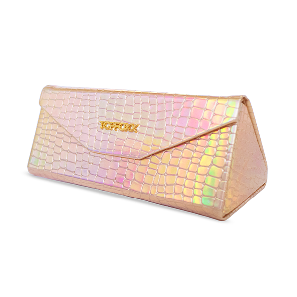 Nude Foldable Holographic Phone Case for iPhone 15 Pro Max - Slim Protective Cover with Mirror Finish - Perfect for Parties, Travel & Everyday Use