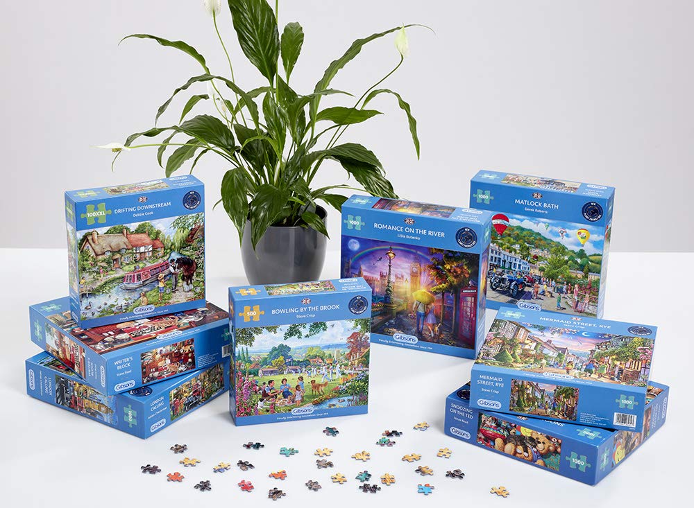 Matlock Bath 1000 Piece Jigsaw Puzzle - Premium Peak District Landscape Puzzle for Adults | Eco-Friendly 100% Recycled Board | Challenging & Relaxing Activity | Perfect Gift for Puzzle Lovers | Ideal for Family Game Nights & Stress Relief | Gibsons Games