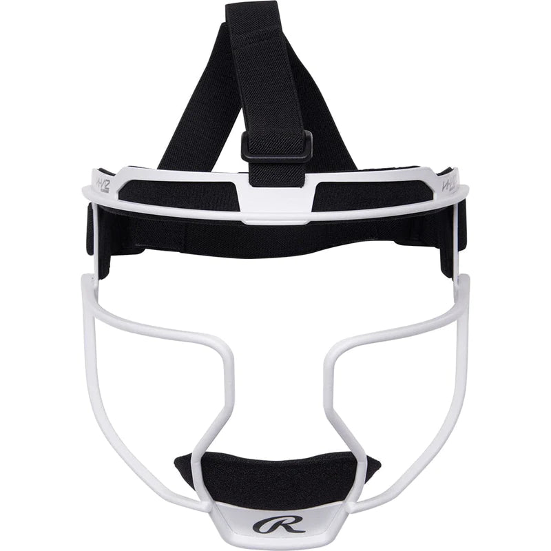 Rawlings HI VIZ Fielder's Mask RSBFMV - High Visibility Baseball Face Protection for Youth & Adult Players - Perfect for Softball, Fastpitch & Baseball Games