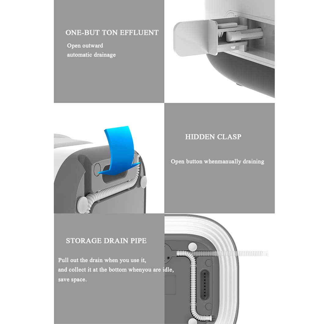 Portable Washing Machine - Compact Electric Mini Washer for Small Spaces, Dorm, Apartment, RV & Camping | Foldable Design for Easy Storage | Perfect for Travel, Off-Grid Living & Tiny Homes