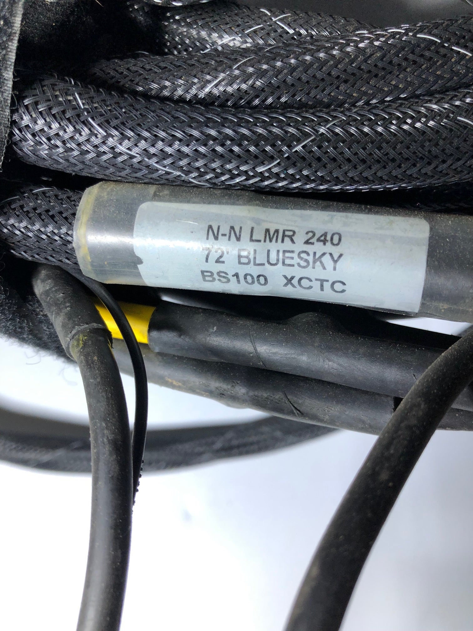 BLU SKY BS100 Triple N Male to N Male Cable - 72 Inch LMR 240 Coaxial Cable with 3-in-1 Design for Ham Radio, CB Antenna & Wireless Networking (Perfect for Outdoor, RV & Base Station Setup)