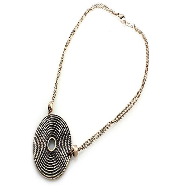 Stylish Gold Donut Necklace Set - Elegant Jewelry for Women, Perfect for Everyday Wear & Special Occasions