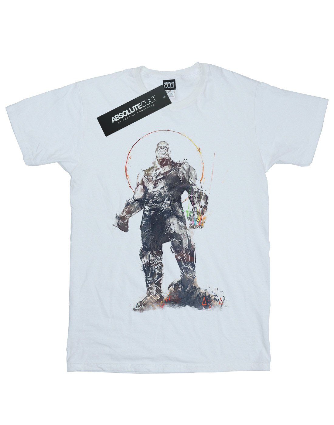 Avengers Infinity War Thanos Sketch Boys T-Shirt - White, Size 12-13 Years | Cool Superhero Graphic Tee for Kids Birthday & Cosplay