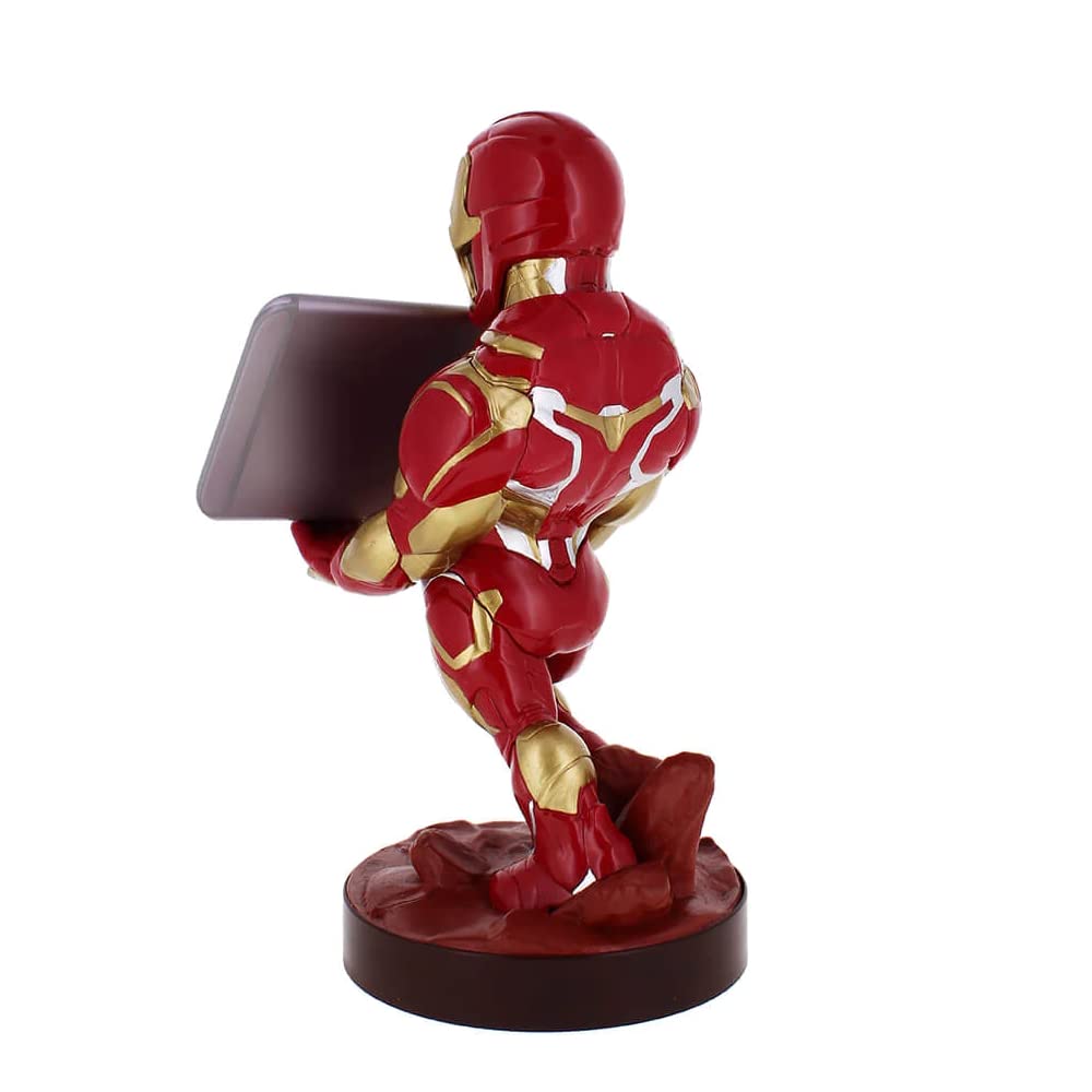 EXG CABLE GUYS Marvel Avengers Iron Man Controller Smartphone Stand - Officially Licensed Marvel Collectible - Perfect for Gaming, Streaming & Desk Decor
