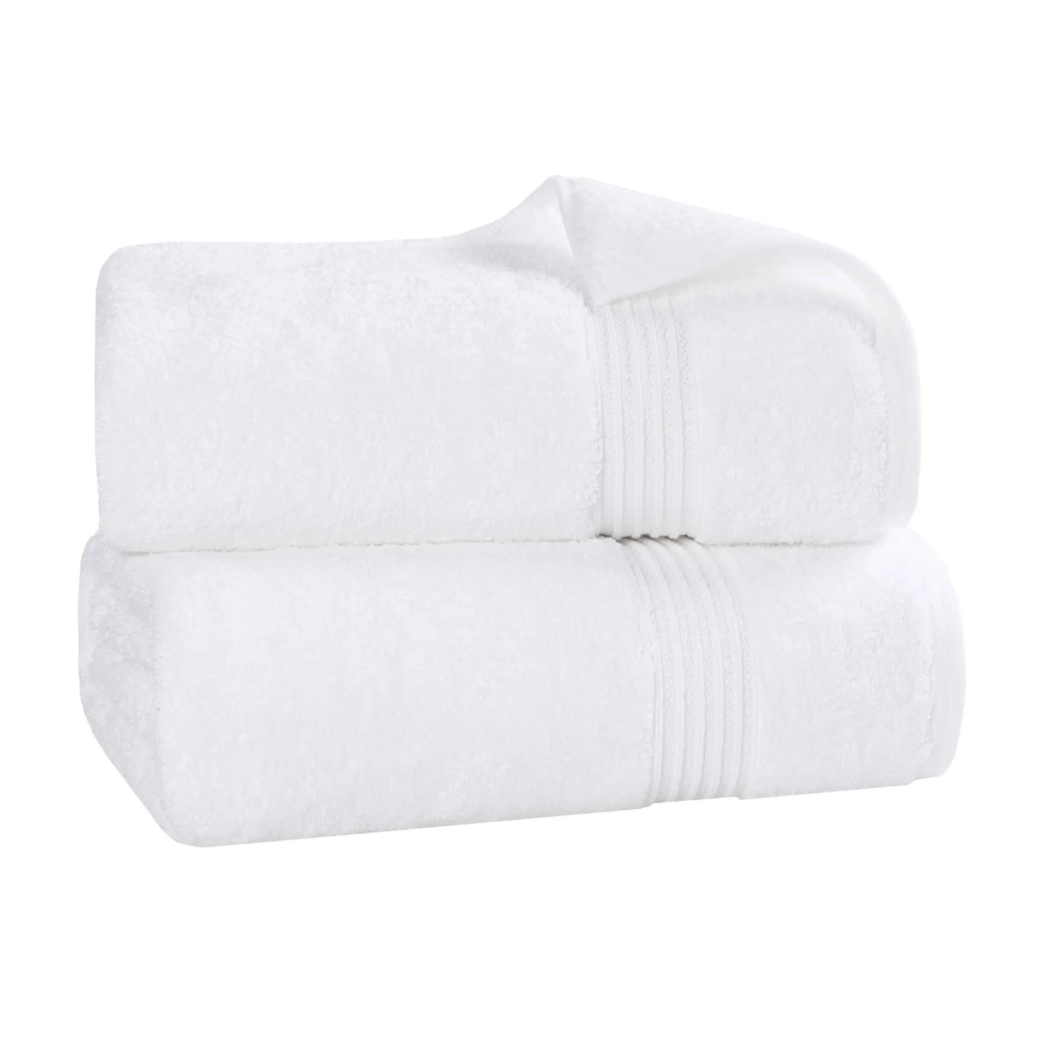Premium Heritage Egyptian Cotton Bath Towel Set of 2 - Ultra Soft, Highly Absorbent & Quick Dry - Luxury Spa & Bathroom Essentials for Home & Hotel Use
