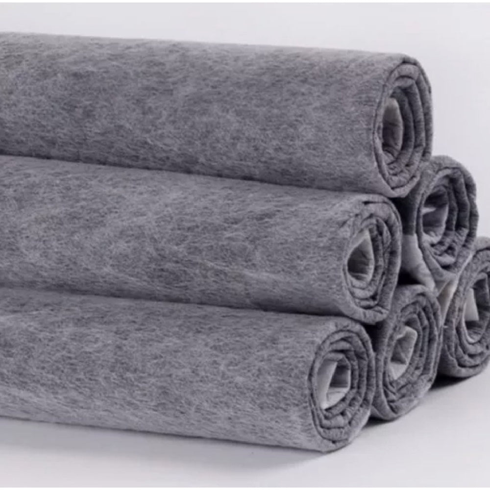 DONO Charcoal Pee Pad - Super Absorbent Bamboo Charcoal Fiber Pet Training Pads for Dogs & Cats | Odor Control & Leak Proof | Small, Medium, Large, X-Large Sizes | Ideal for House Training, Crate Lining & Puppy Pads