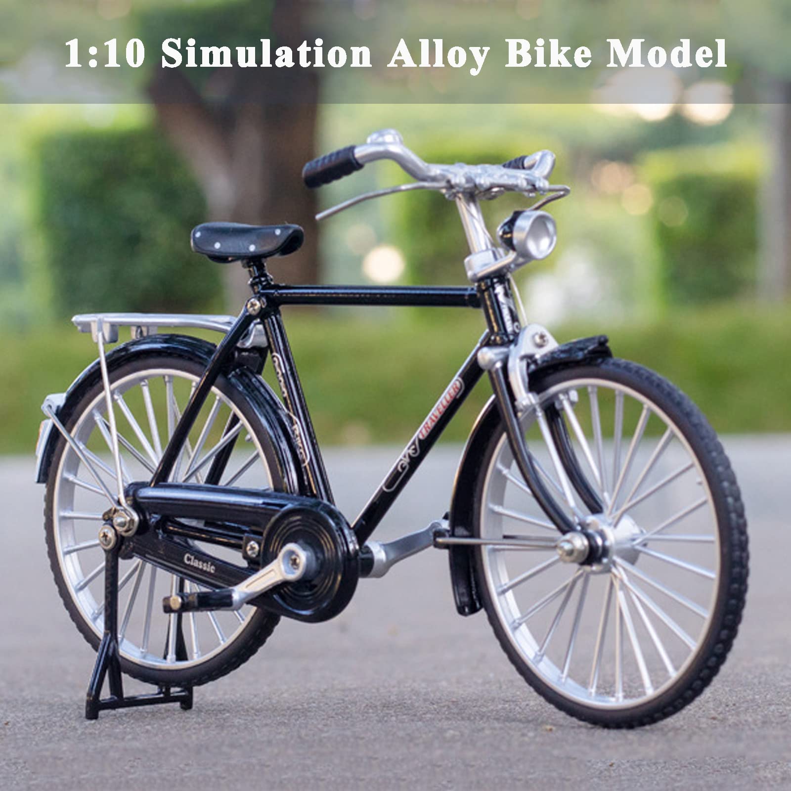1:10 Scale DIY Alloy Bicycle Model Kit - Mini Retro Classic Bike for Collectors & Hobbyists | Perfect for Home Decoration, Gift Giving & Model Building Projects
