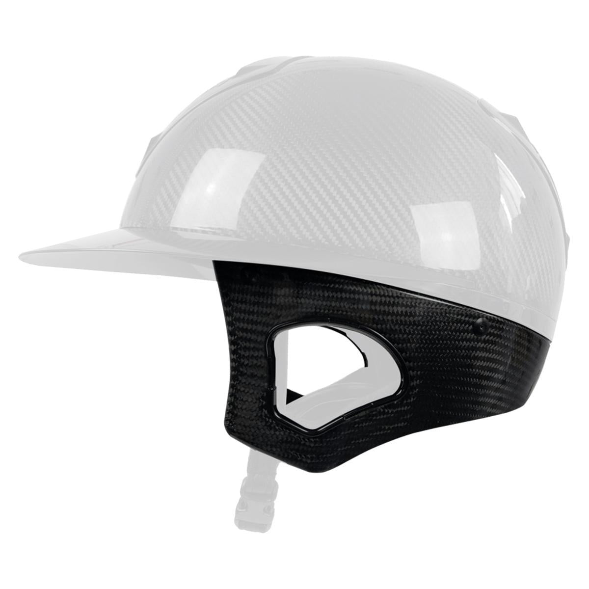 Freejump Voronoi Carbon Wide Brim Equestrian Helmet - Lightweight & Ventilated Riding Helmet for Horseback Riding, Show Jumping & Dressage
