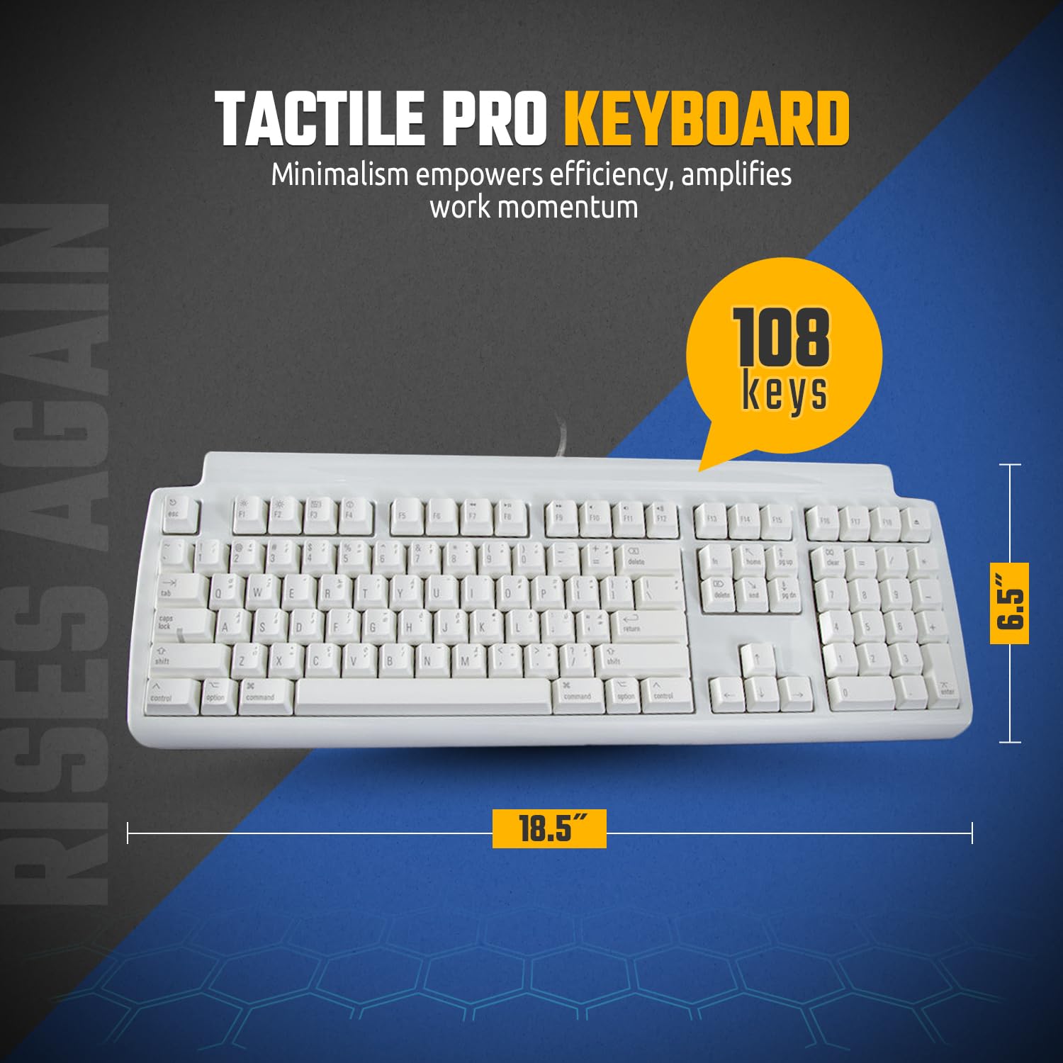 Matias Tactile Pro Mac Keyboard - Premium Typing for Coding & Design