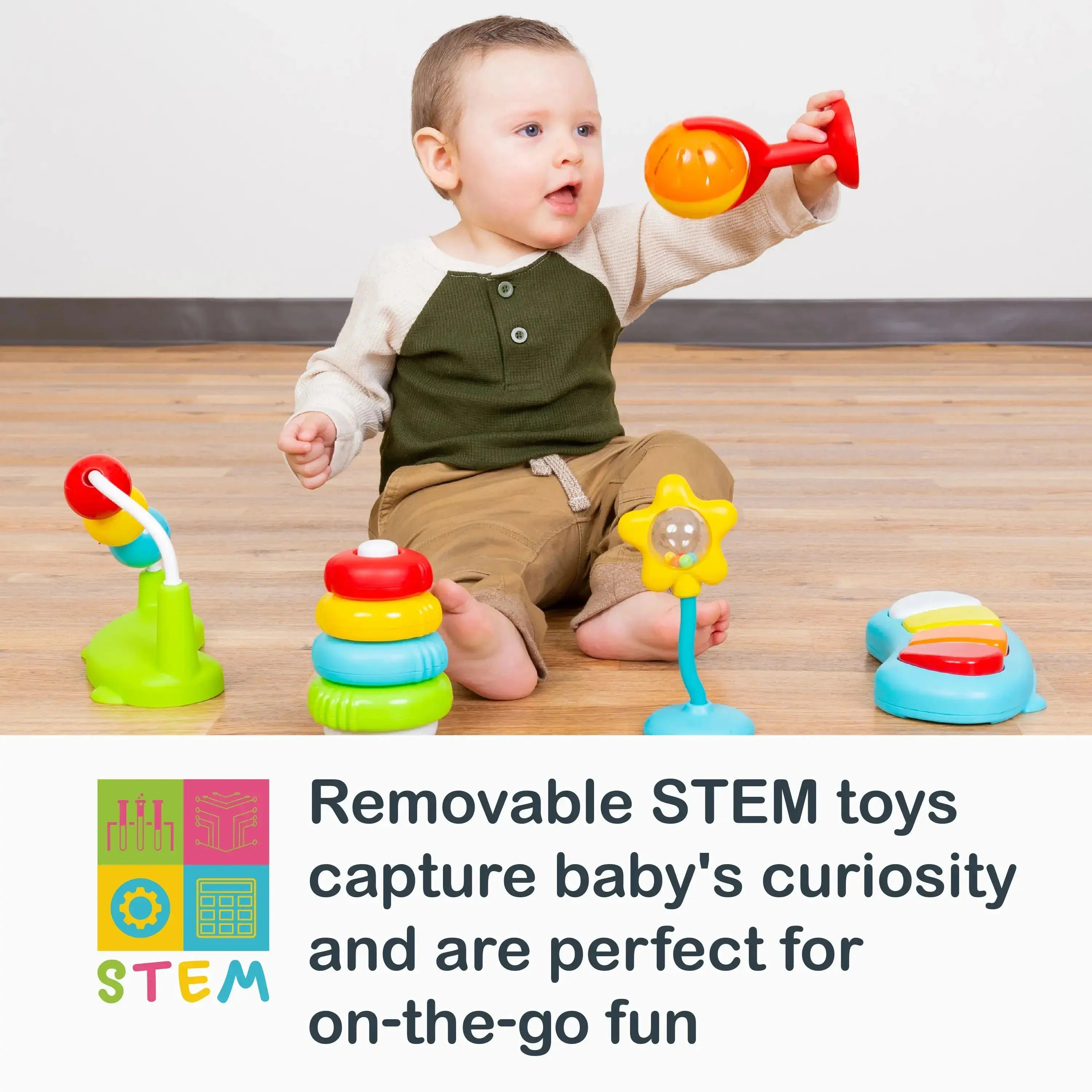 Smart Steps® Bounce N’ Play 3-in-1 Baby Activity Center - Interactive Play Gym, Jumper & Walker for Infants & Toddlers - Perfect for Indoor Playtime, Learning & Development