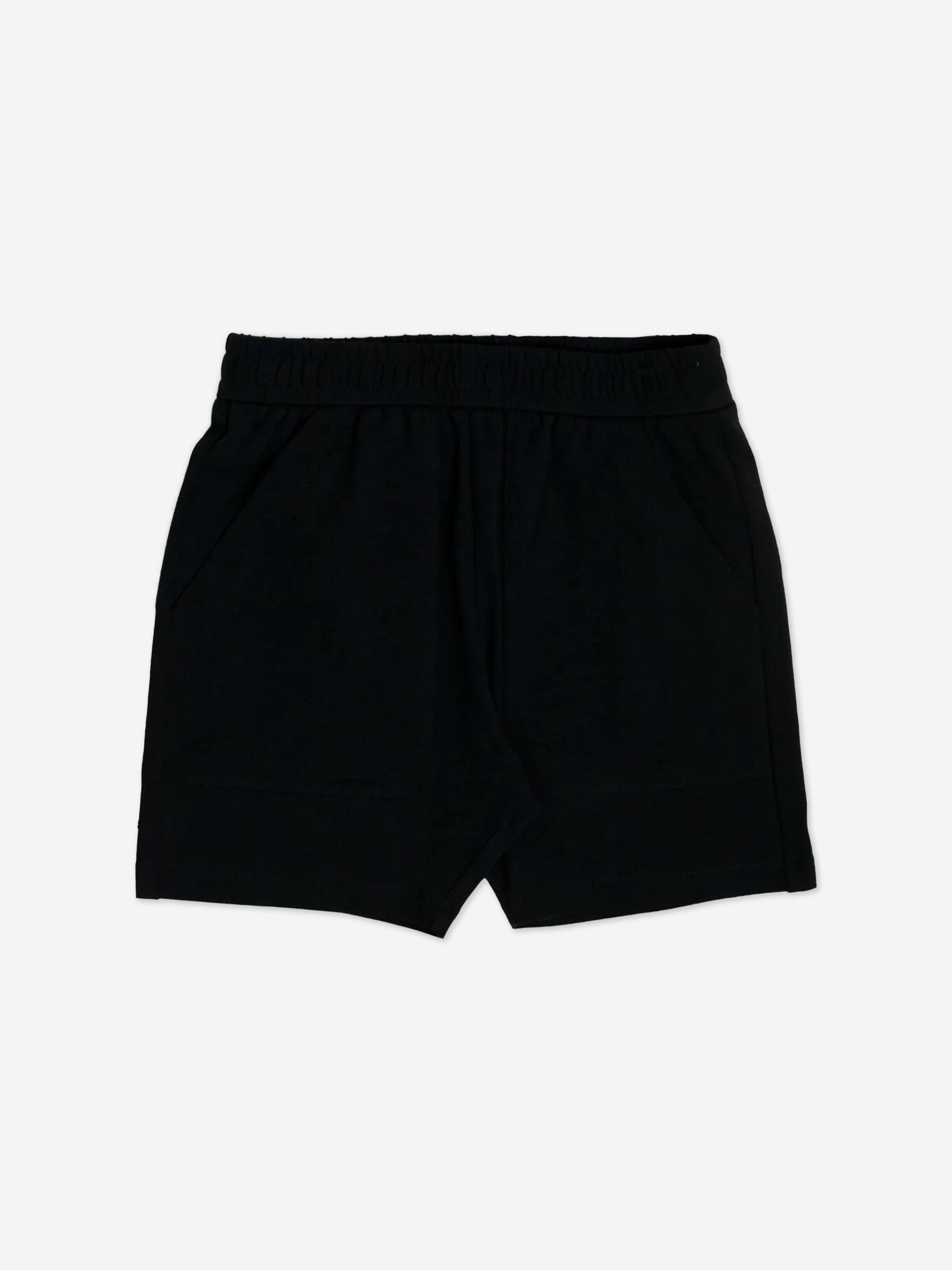 Baby Boys' White Logo Short Sleeve Outfit Set - Perfect for Playtime, Summer Outings & Casual Wear