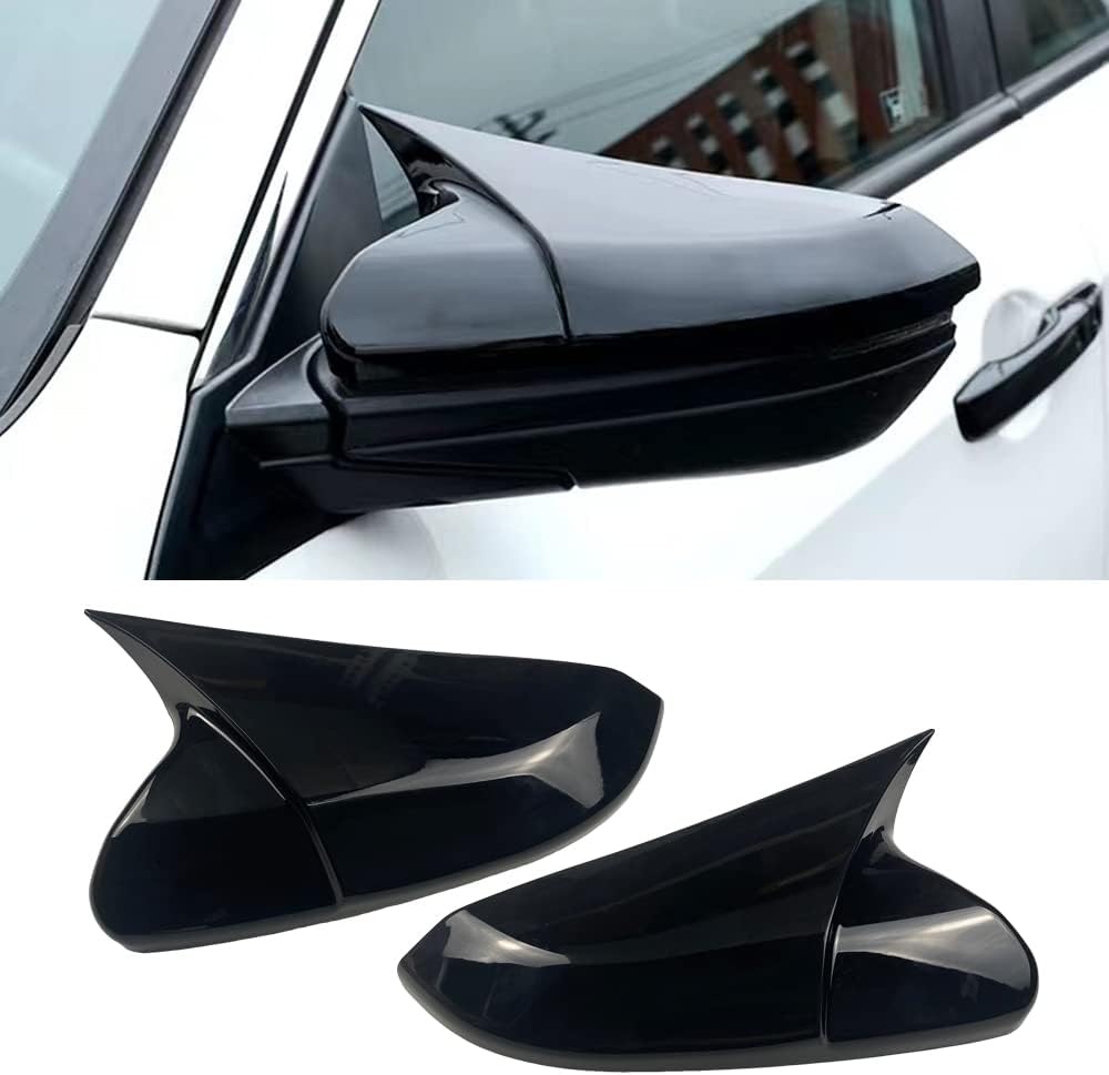 2016-2021 Honda Civic Sedan Mirror Covers - Sport Style Side Mirror Protectors for Enhanced Style & Protection - Perfect for Daily Driving & Car Shows