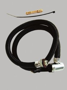 100 PSI High-Pressure Bicycle Tire Pump Hose - Custom Bike Accessories for Road & Mountain Bikes - Perfect for Quick Inflation at Home or On The Go