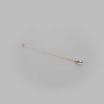 Premium Copper Plated Stainless Steel Muddler Bar Spoon - 16