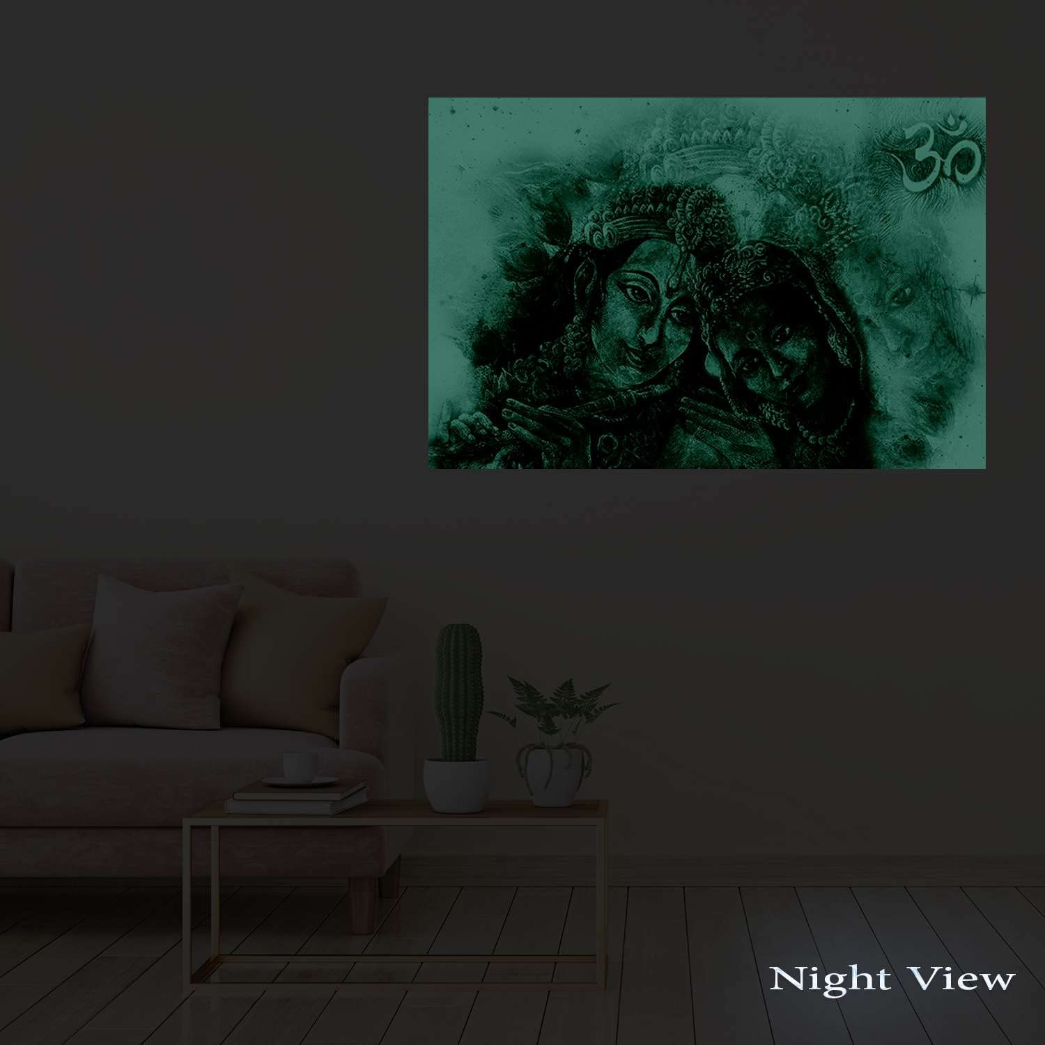 Abstract Indian Music Brown Canvas Wall Art - 32x48 Inch Framed Painting for Living Room, Modern Home Decor - Perfect for Boho, Contemporary & Eclectic Interior Design Styles