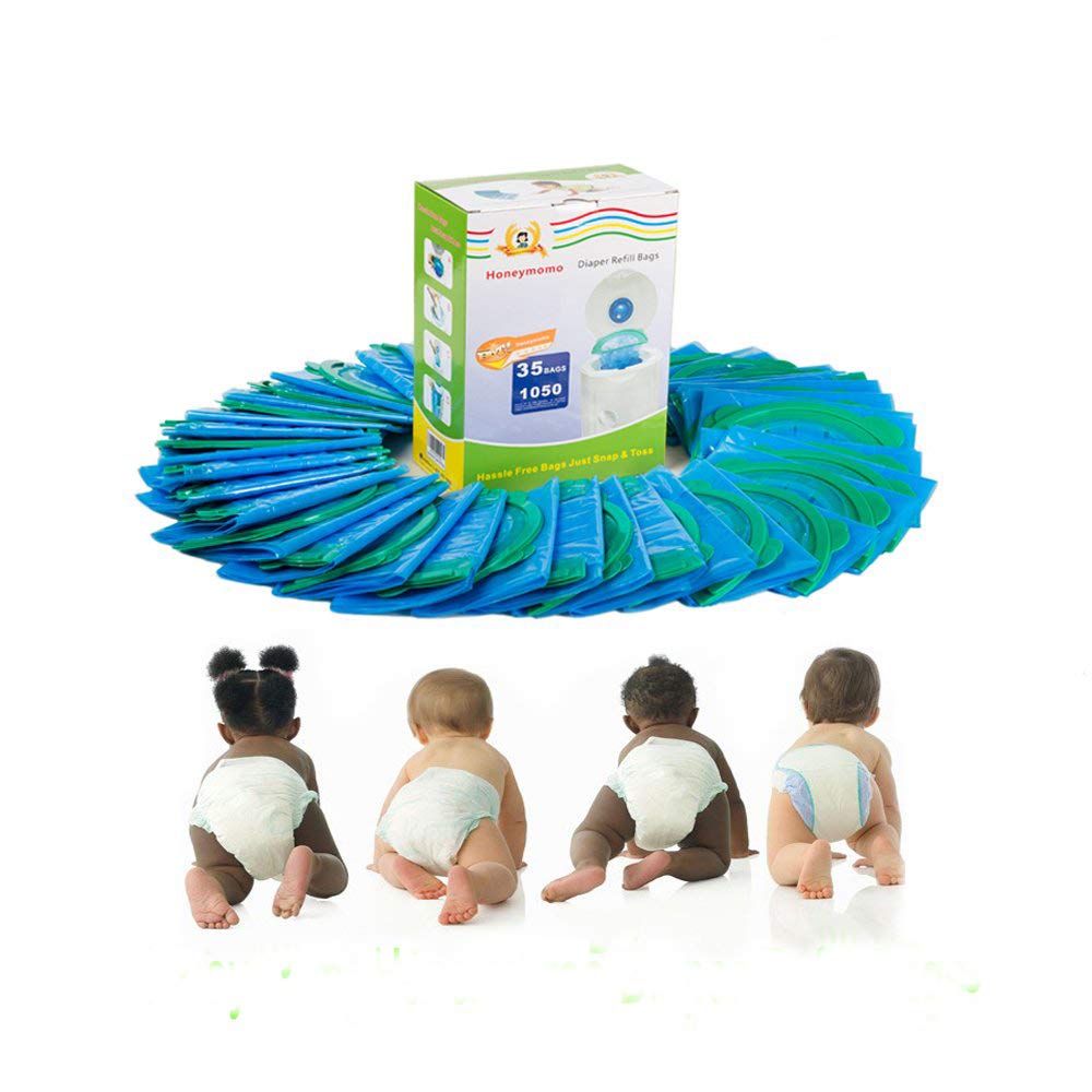 **Arm & Hammer Diaper Pail Refill Bags - 35 Bags (1050 Count) | Compatible with Disposal System | Snap, Seal & Toss | Baby Bathing & Diaper Changing Essentials**    *(Perfect for Nursery, Daycare & Travel – Odor Control & Easy Disposal!)*