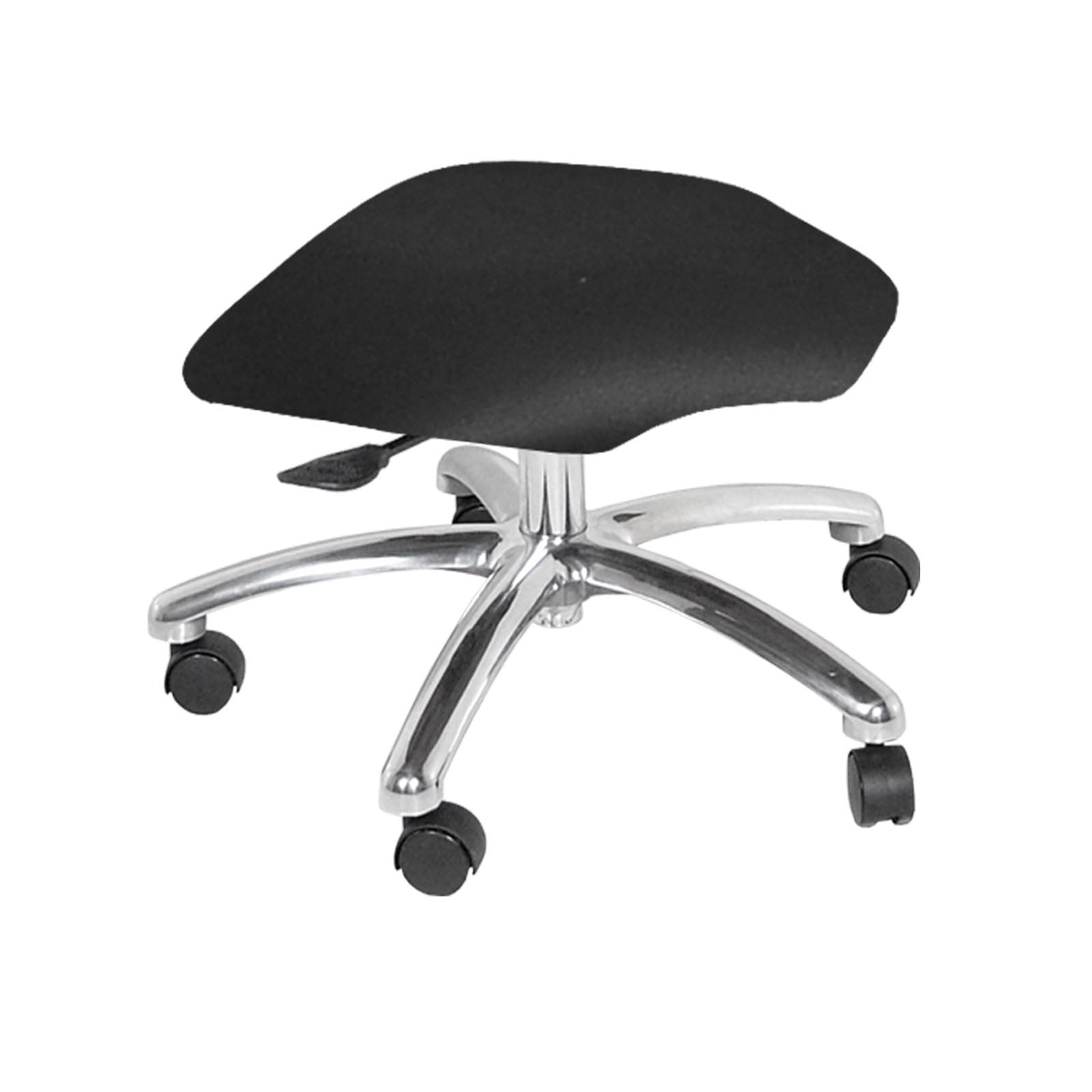 Low Profile Pedicure Stool - Adjustable Height Footrest for Nail Salon, Spa & Home Pedicures - Compact & Comfortable Manicure Stool for Professionals & DIY Use