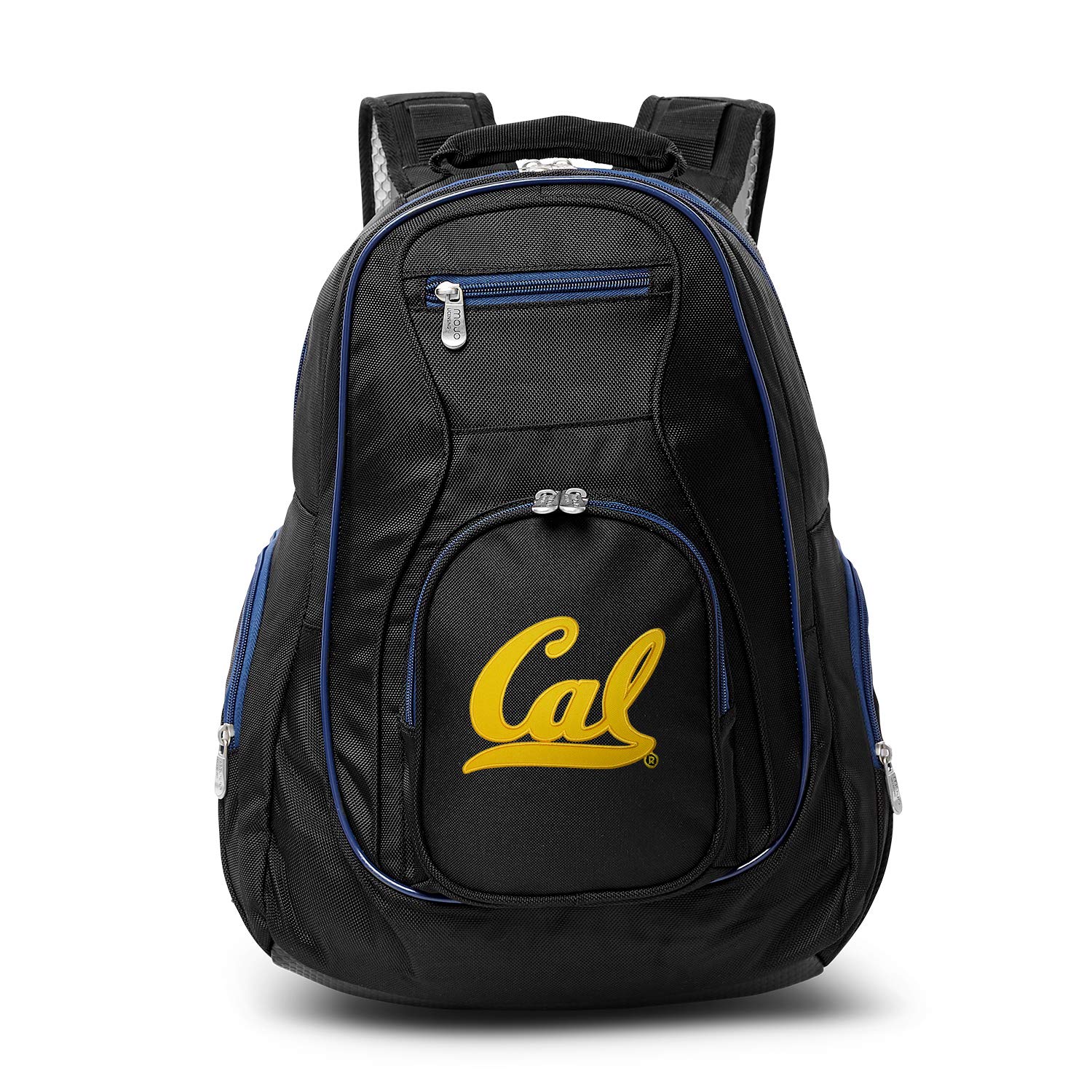 NCAA Colored Trim Premium 19-inch Laptop Backpack with Padded Shoulder Straps - Durable Everyday Sports Bag for Travel, School, College & Business - Perfect for Students, Commuters & Sports Fans